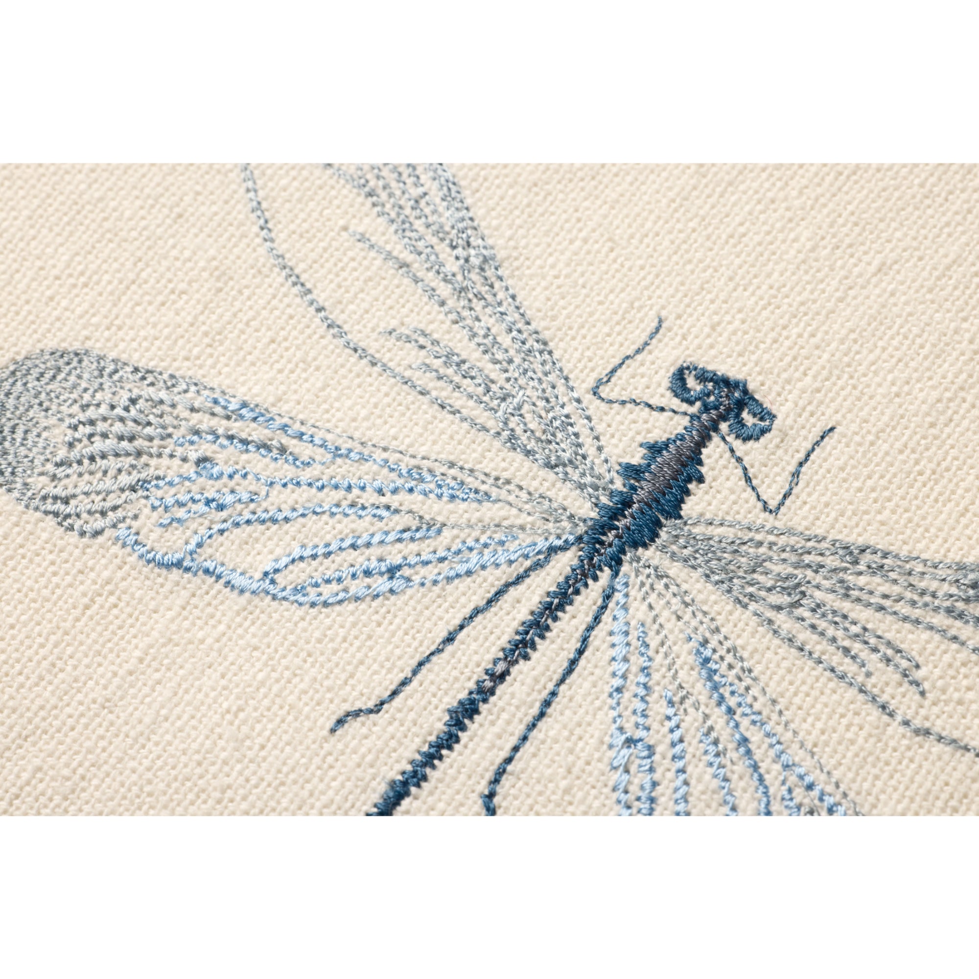 Loloi Dragonfly Blue Blue/Beige 1' x 1'-3" Wall Art