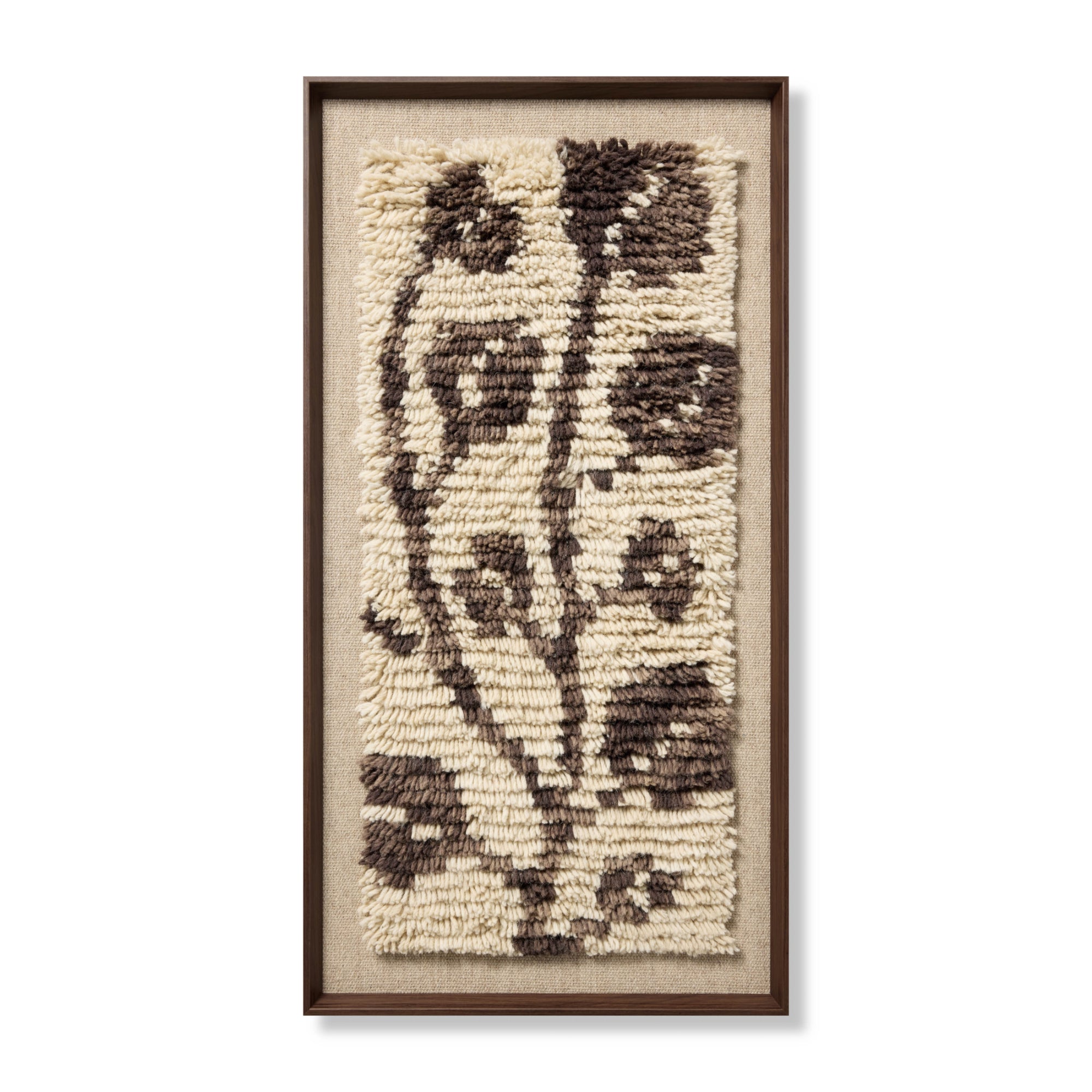 Loloi Eucalyptus Embrace Dark Brown 2'-2" x 4'-2" Wall Art
