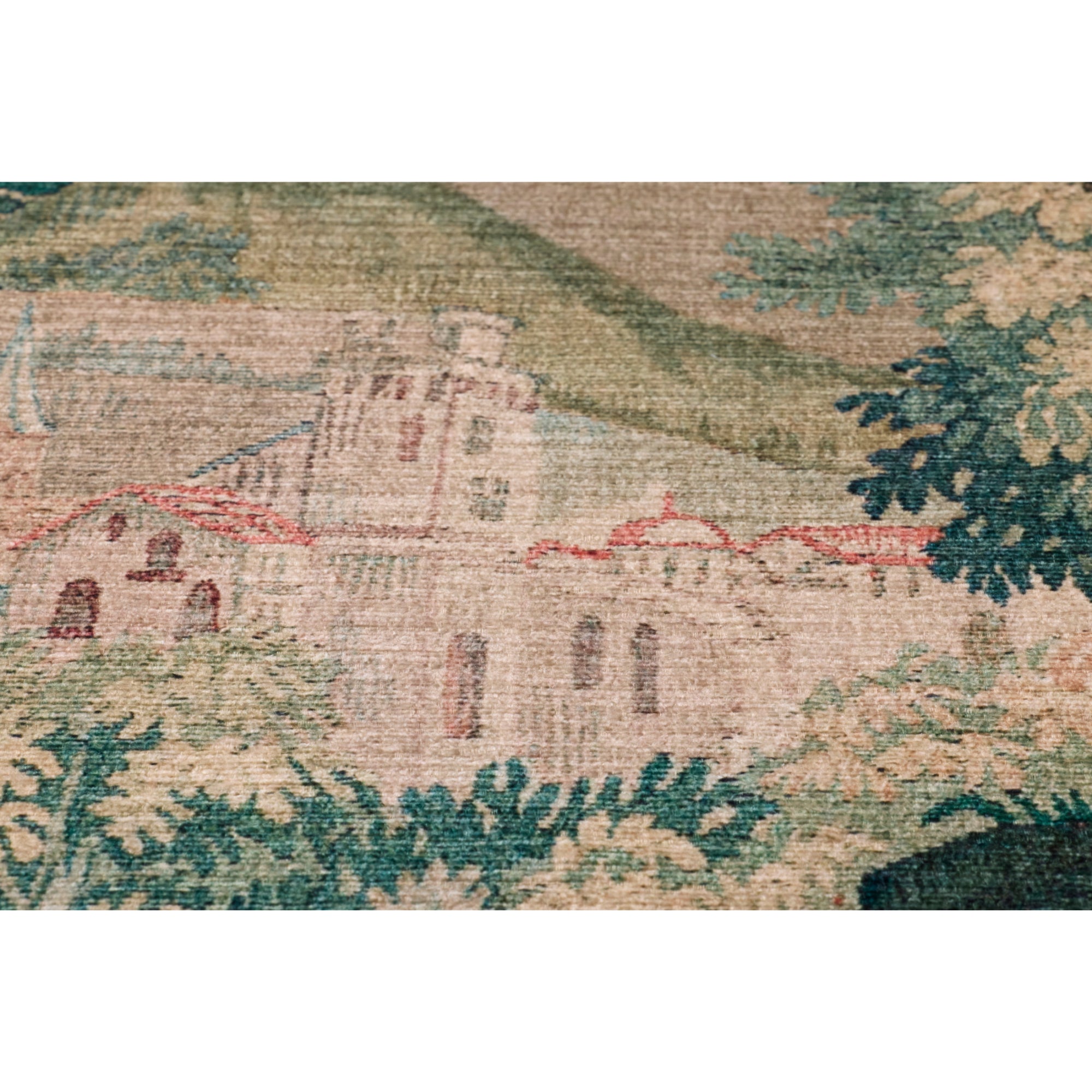 Loloi Hidden Hamlet Multi/Green 2'-8" x 3'-4" Wall Art