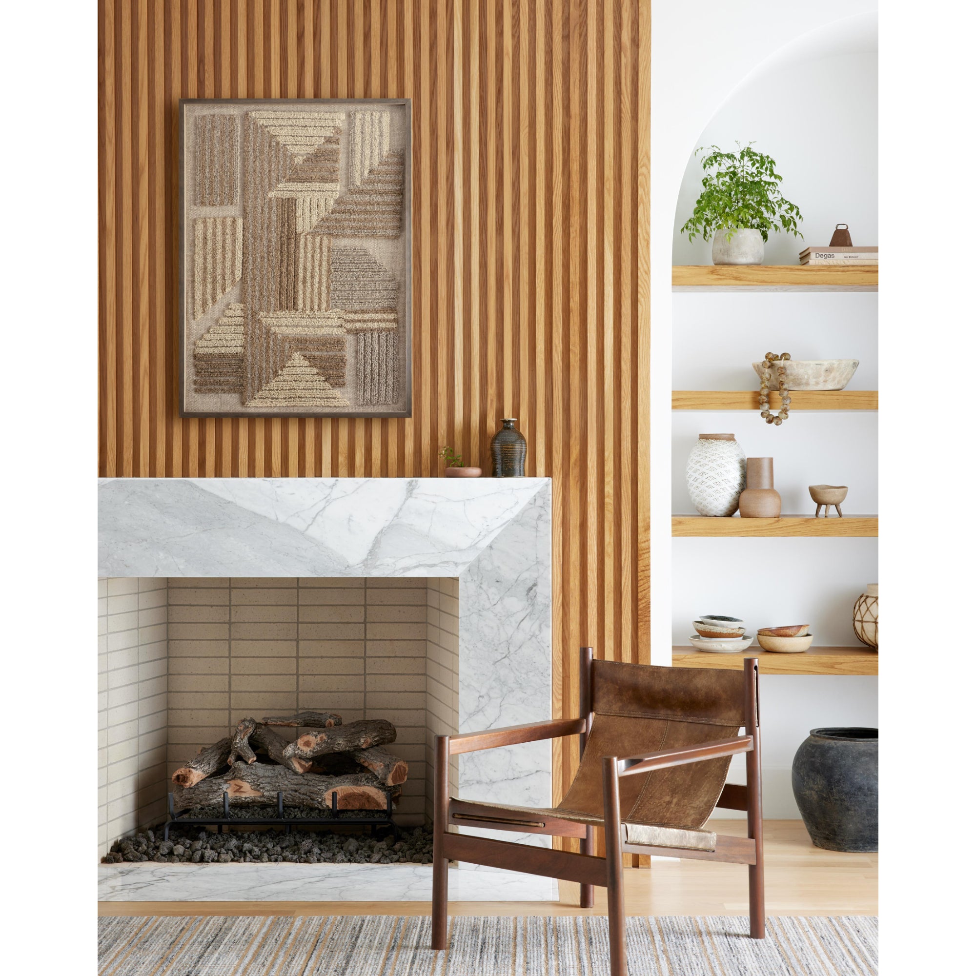 Loloi Legendary Grey/Ivory 3'-4" X 2'-5" Wall Art