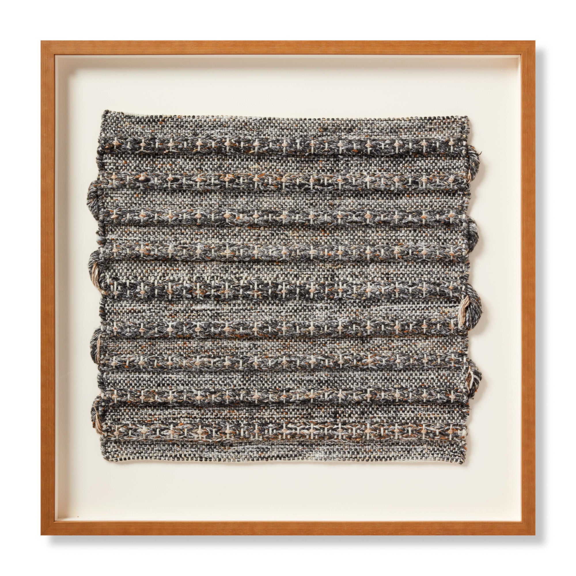 Loloi Meander Grey/Ivory 2'-4" X 2'-4" Wall Art