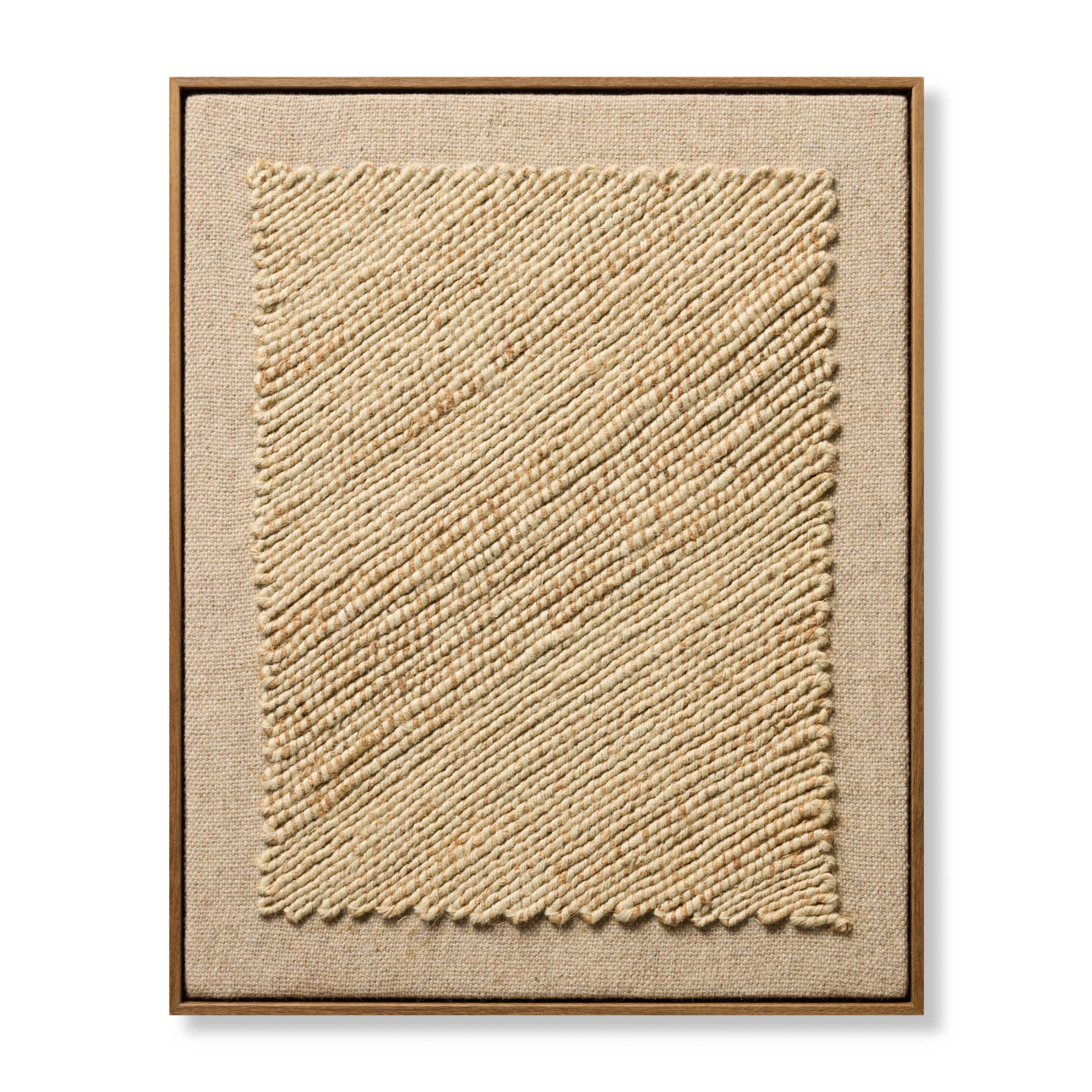 Loloi Meandering Road Beige/Beige 2' x 2'-6" Wall Art