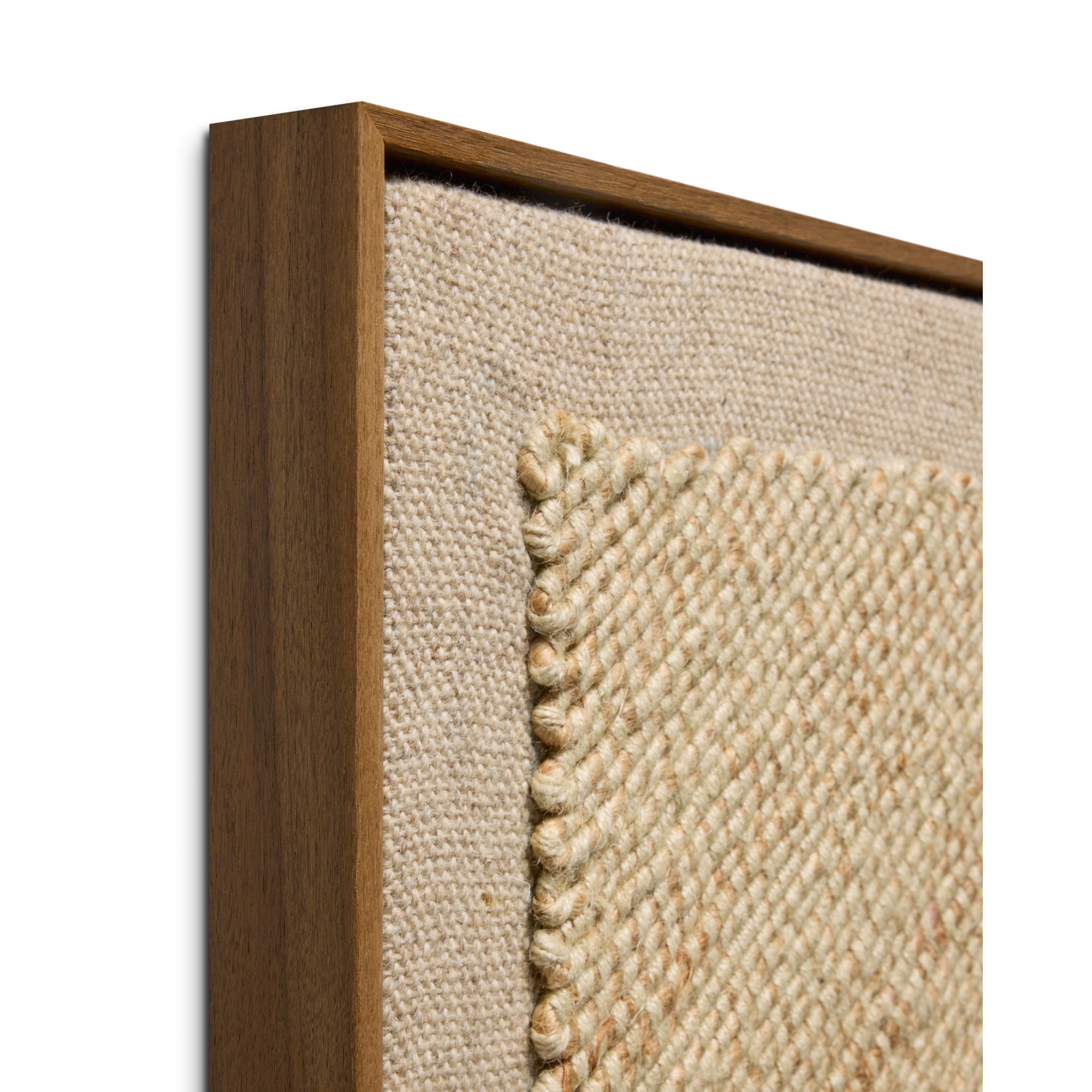 Loloi Meandering Road Beige/Beige 2' x 2'-6" Wall Art