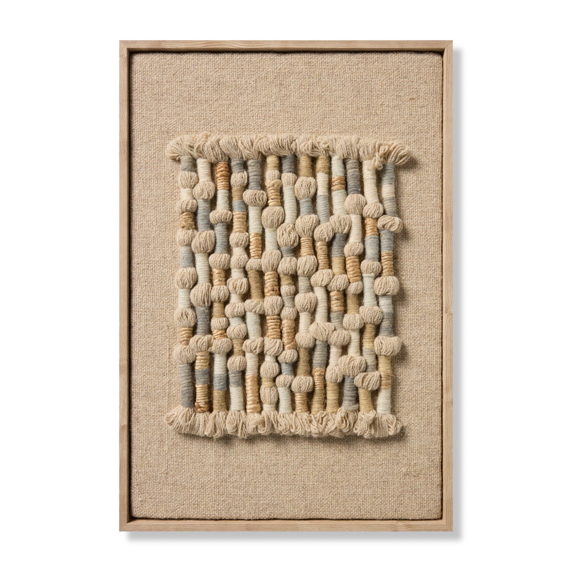 Loloi Maverick Beige/Blue 1'-8" x 2'-5" Wall Art