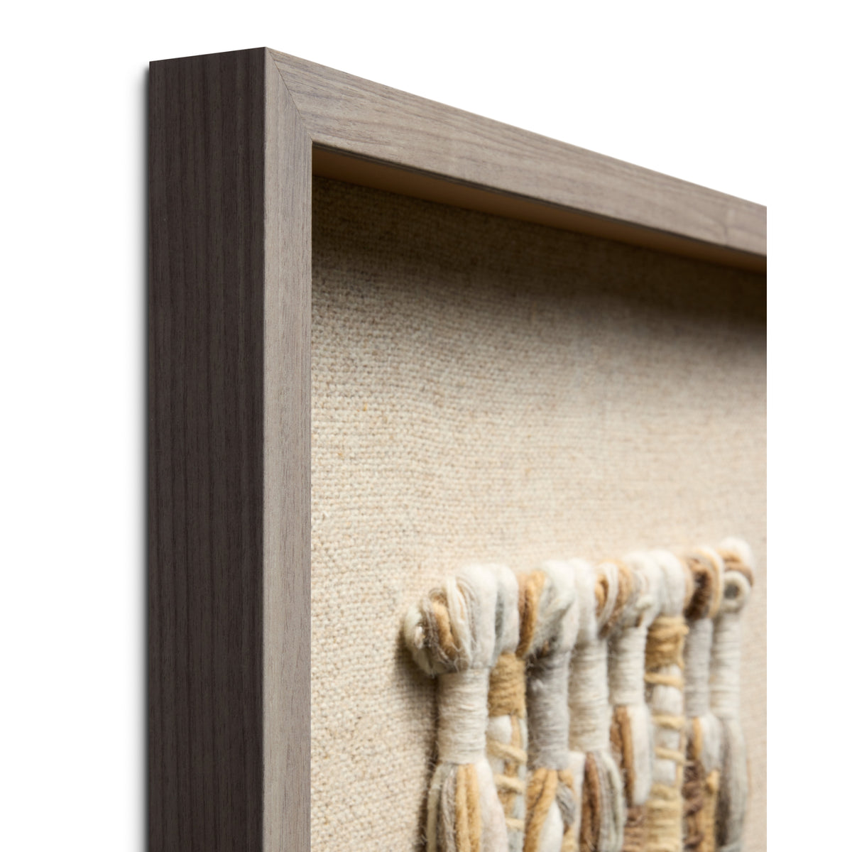 Loloi Nordic Braids Grey 2'-2" x 3'-2" Wall Art by Loloi