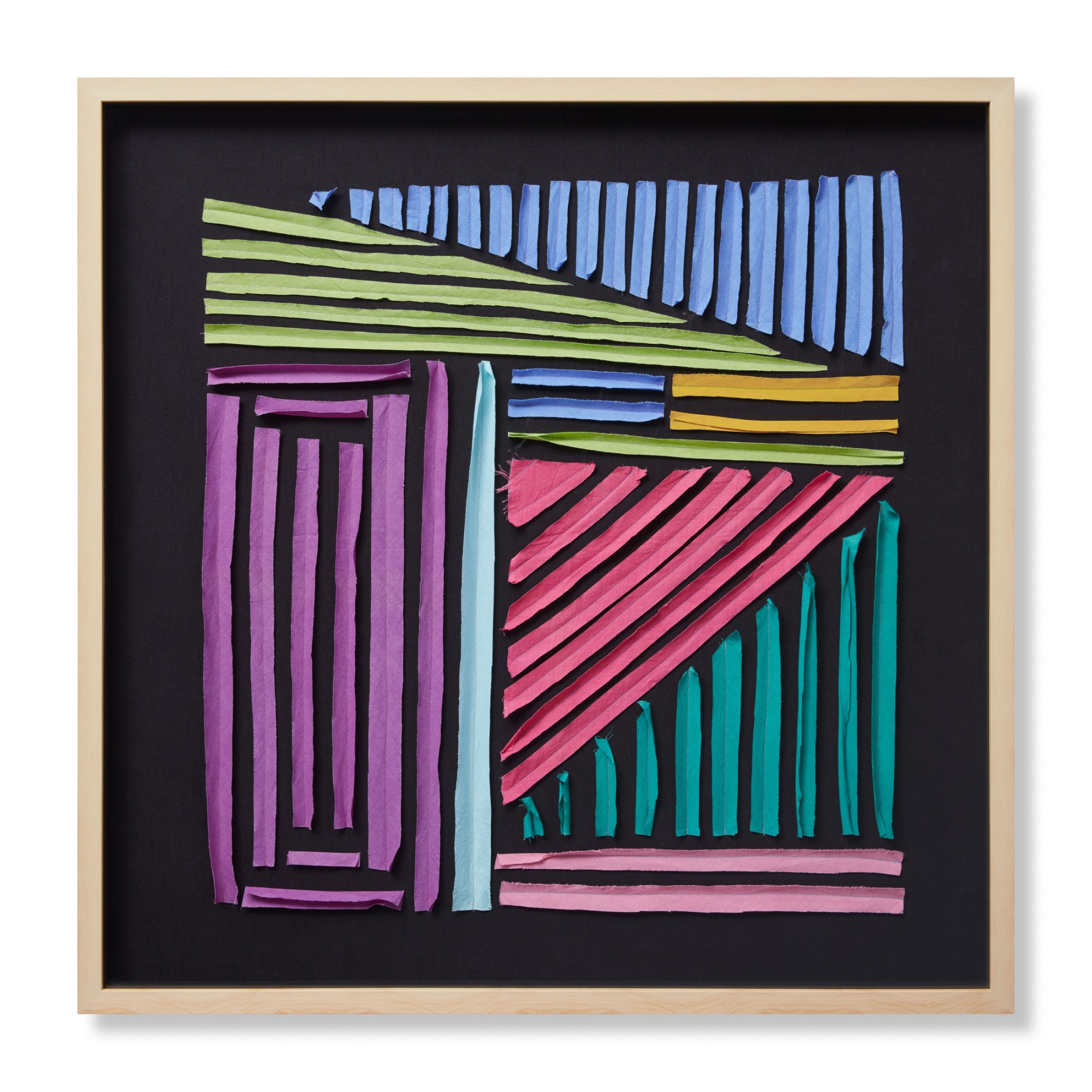Loloi Plain Spoken Black/Multi 3'-4" X 3'-4" Wall Art