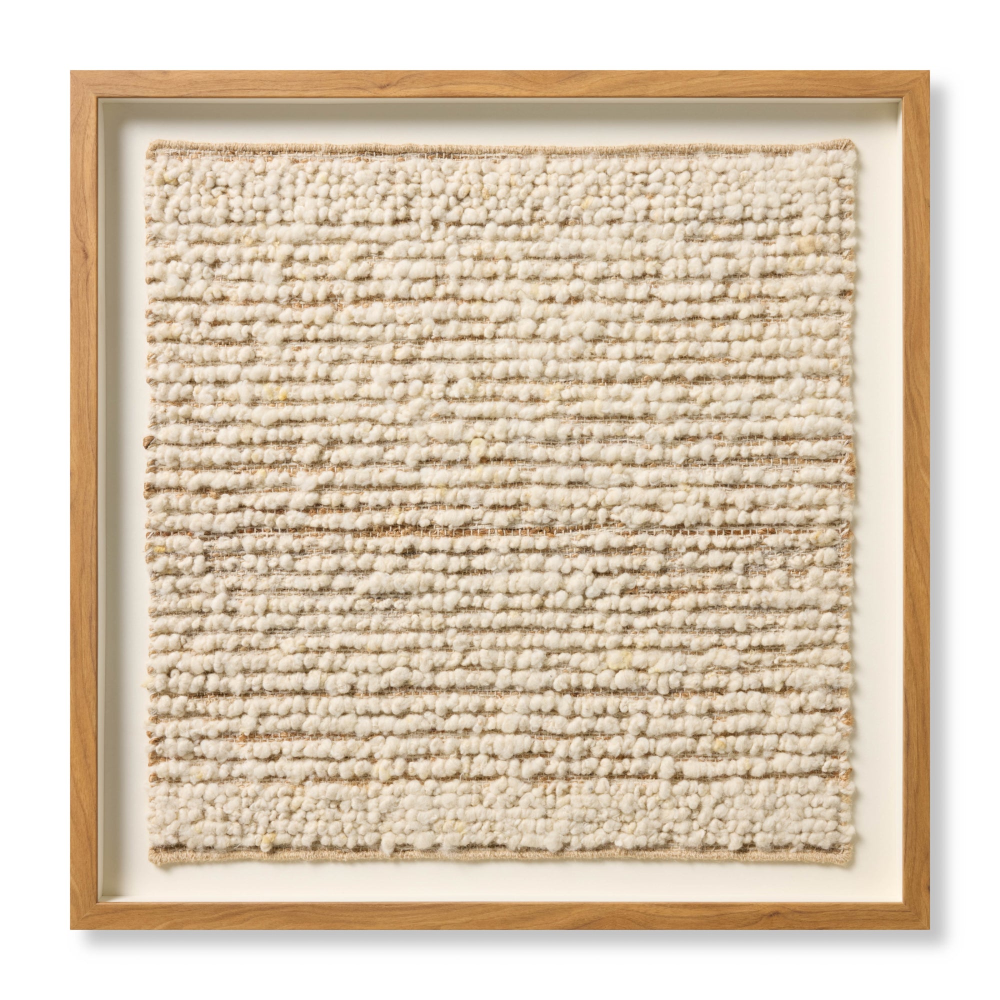 Loloi Popcorn Ivory/Beige 2'-10" x 2'-10" Wall Art