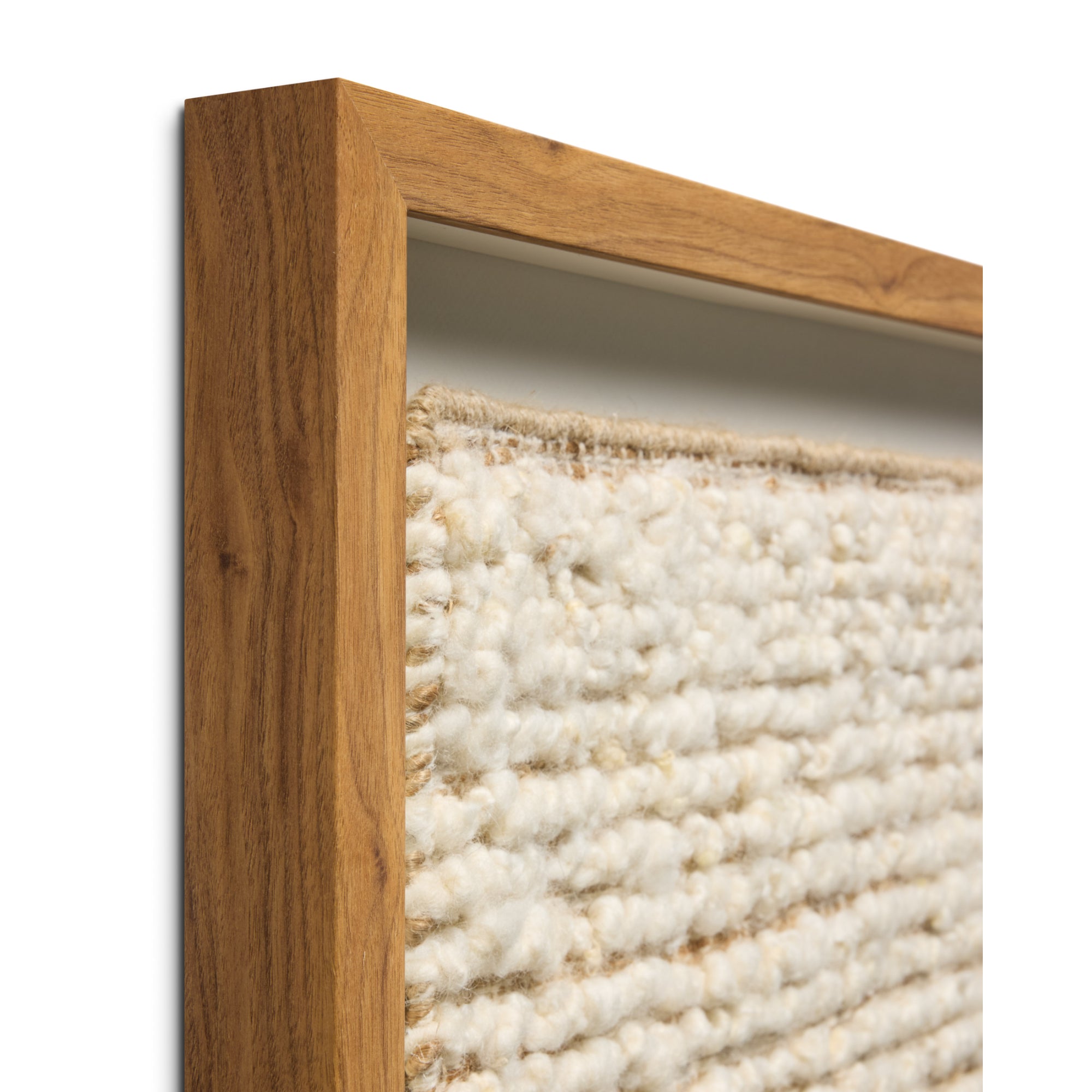 Loloi Popcorn Ivory/Beige 2'-10" x 2'-10" Wall Art