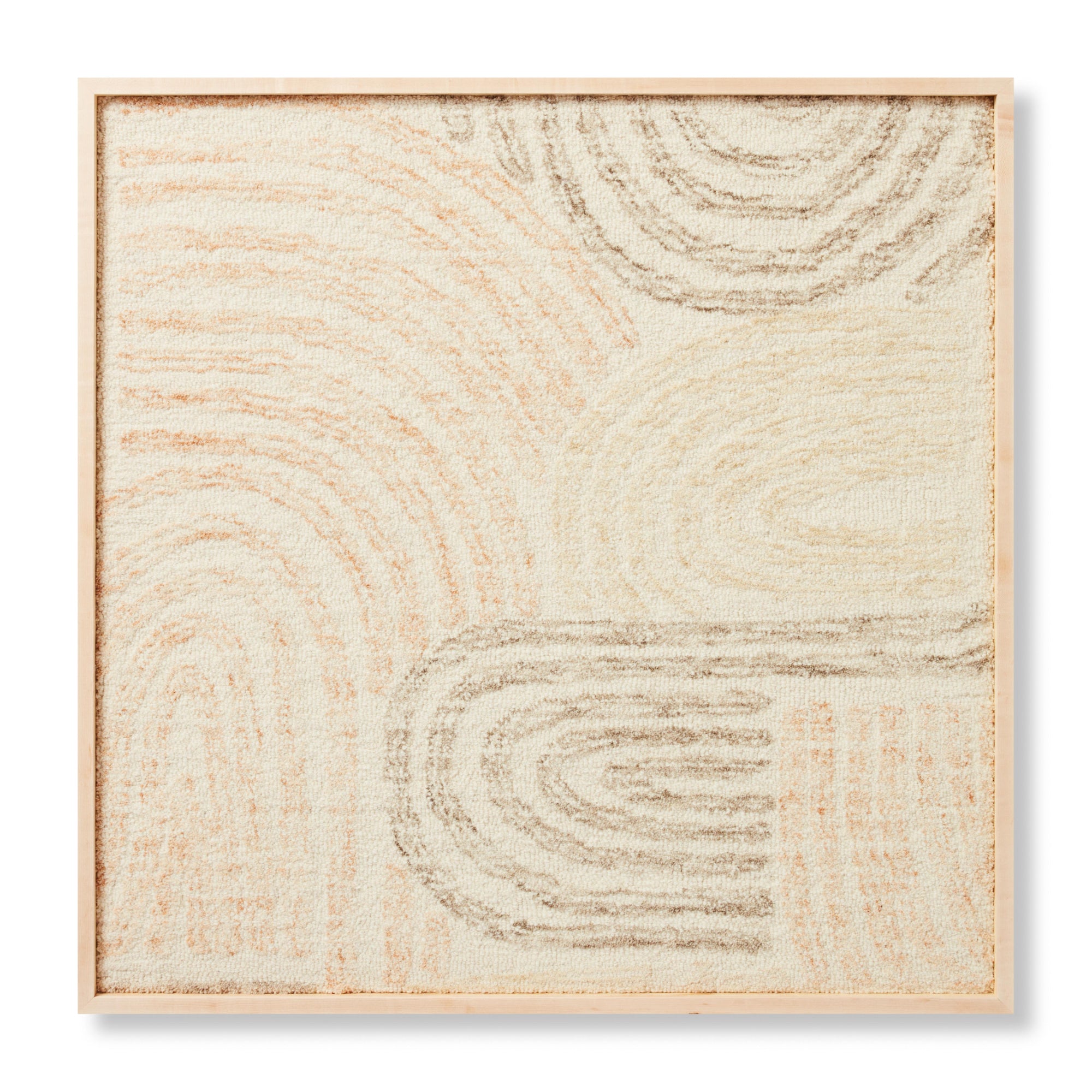 Loloi Rock Garden Grey/Multi 3'-4" X 3'-4" Wall Art