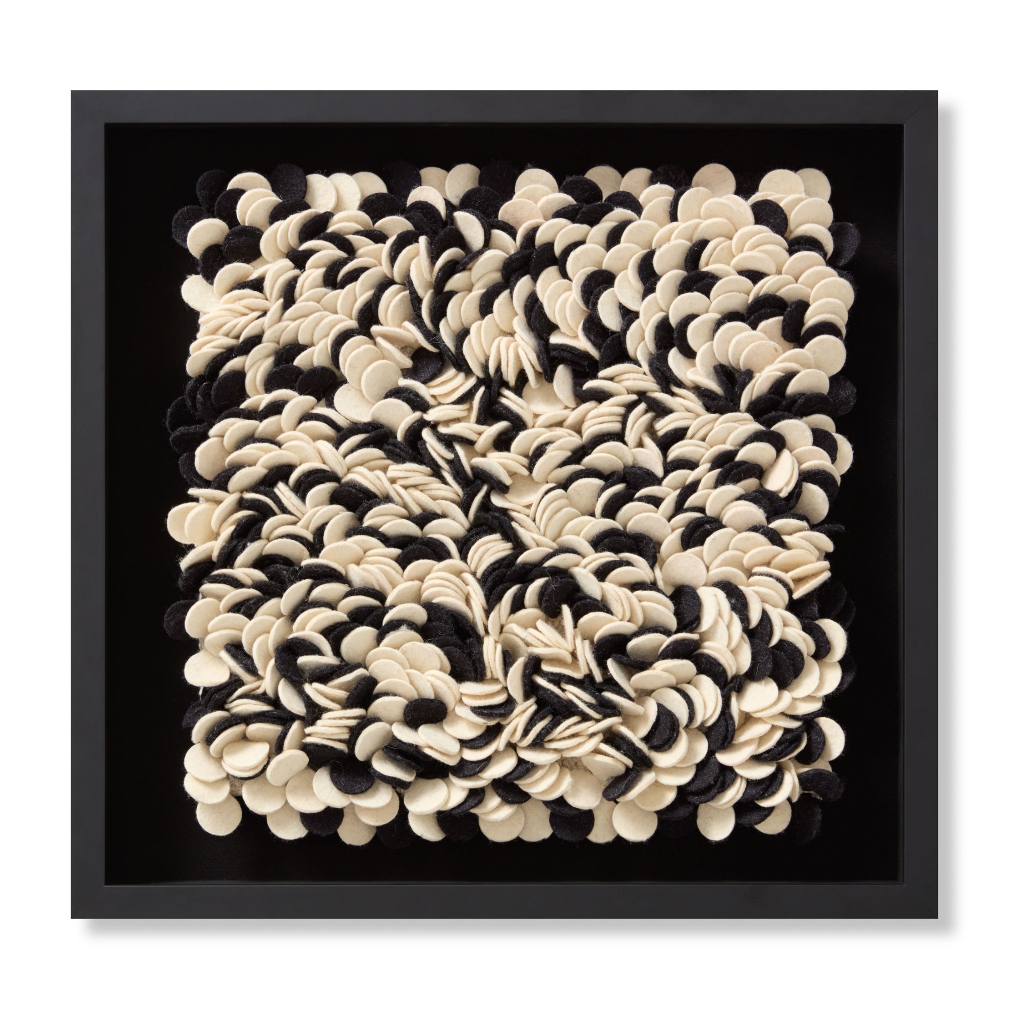 Loloi Salt Pepper Black/Ivory 2' X 2' Wall Art