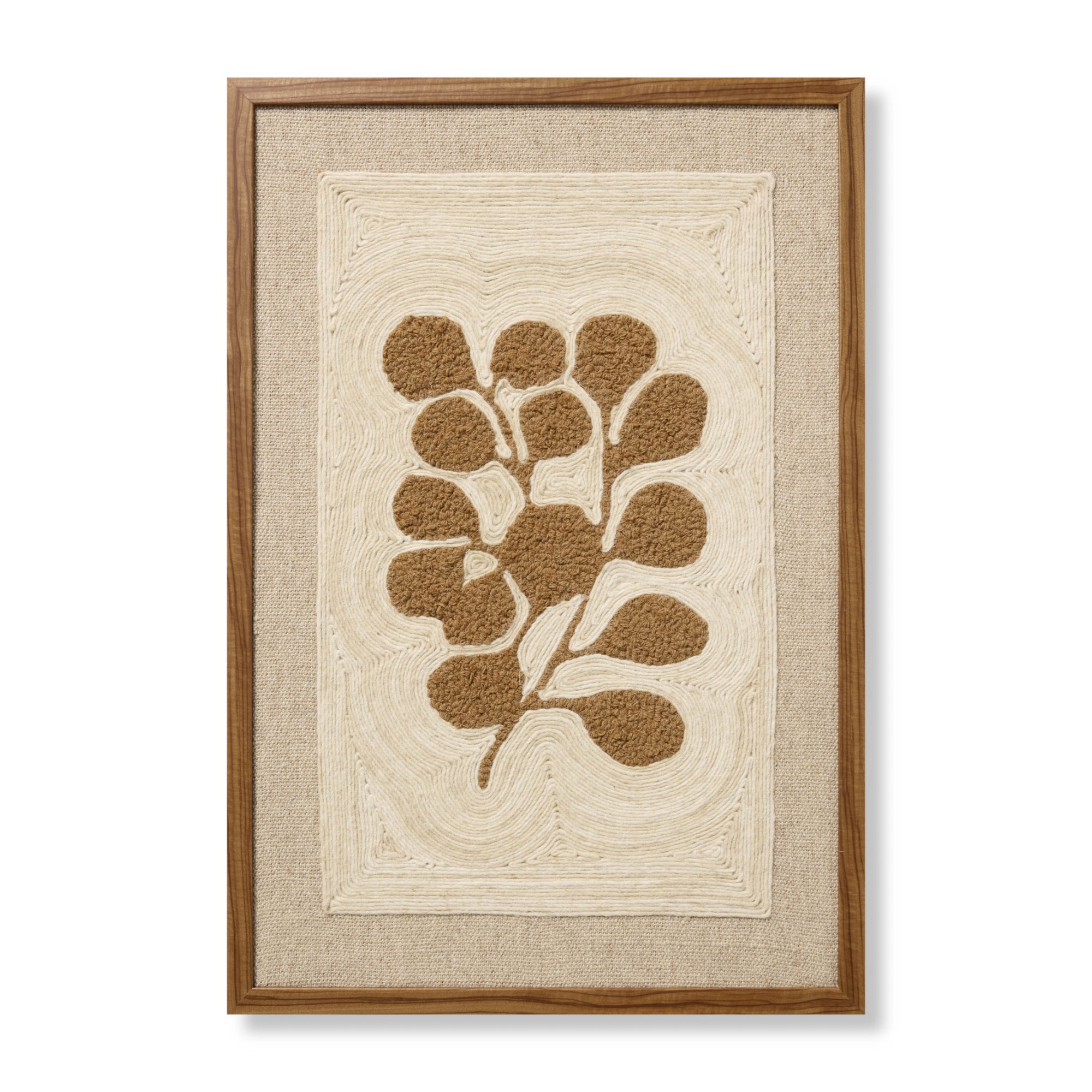 Loloi Sprig & Soil Brown 2'-2" x 3'-2" Wall Art
