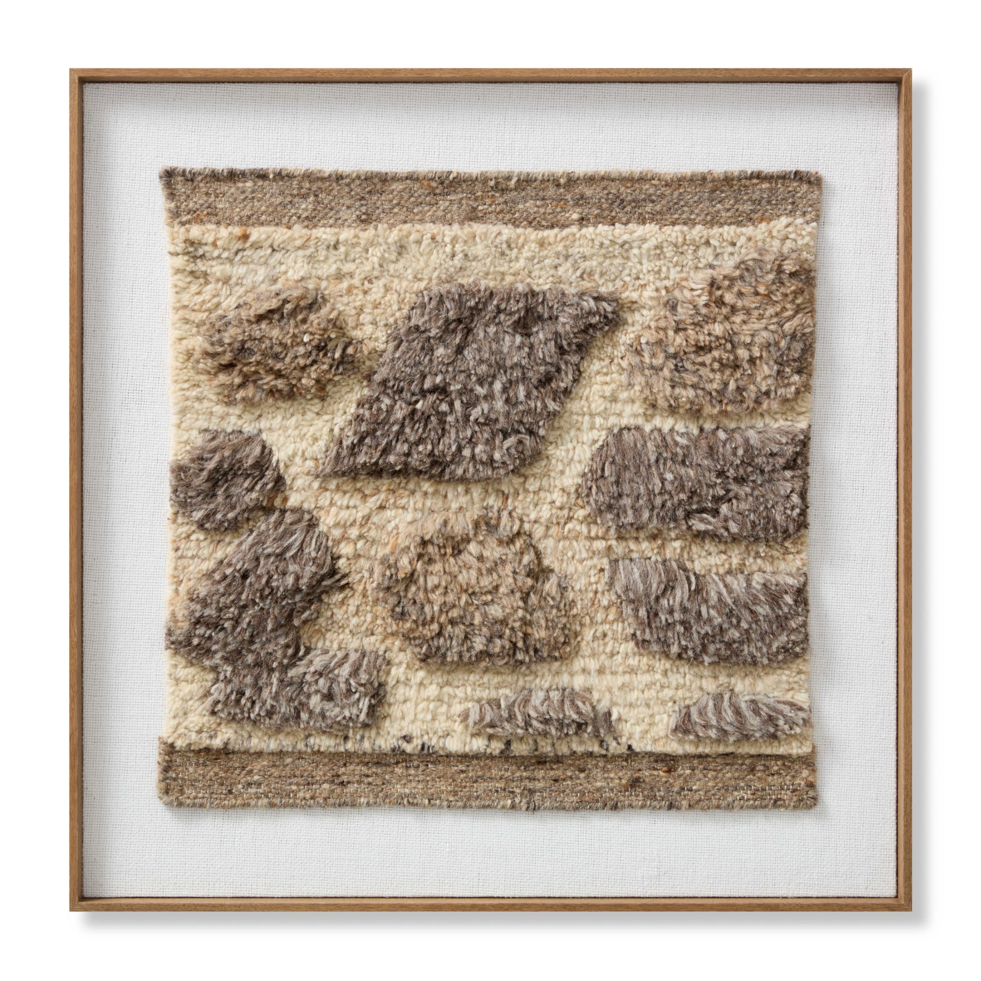 Loloi Stonewall Brown/Grey 2'-7" X 2'-7" Wall Art