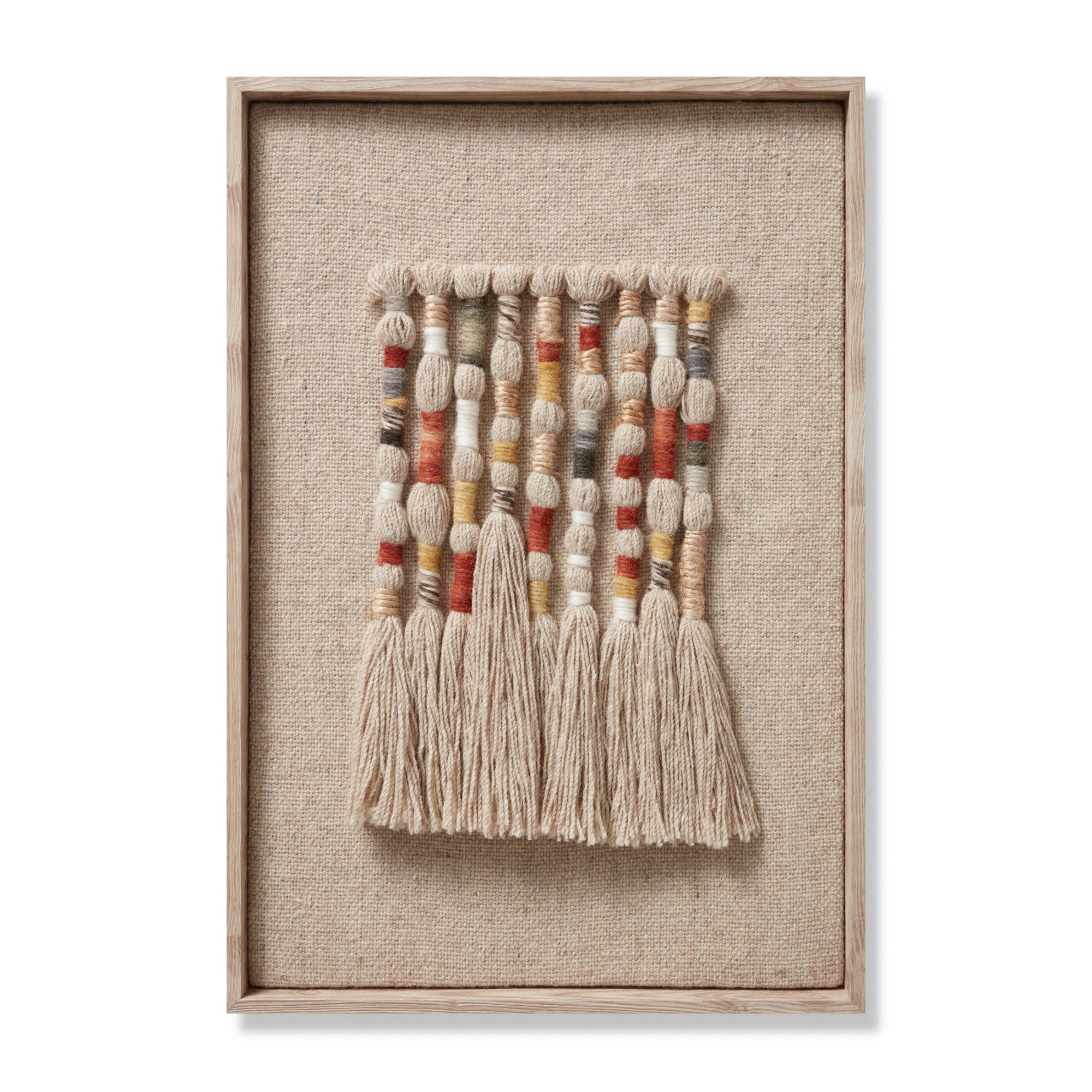 Loloi Vetiver Beige/Multi 1'-7" x 2'-4" Wall Art