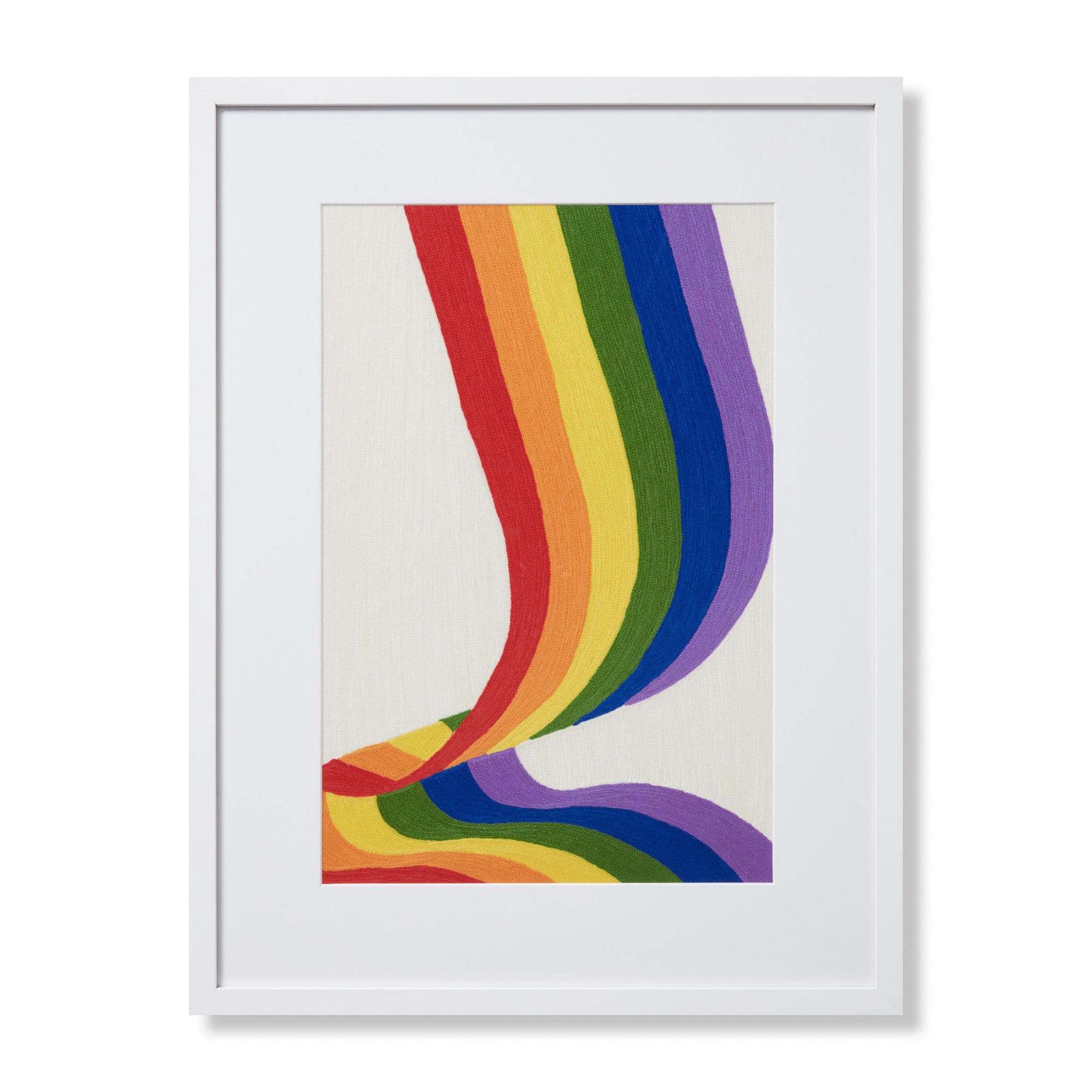 Loloi Wave Multi/Ivory 2'-5" X 1'-10" Wall Art