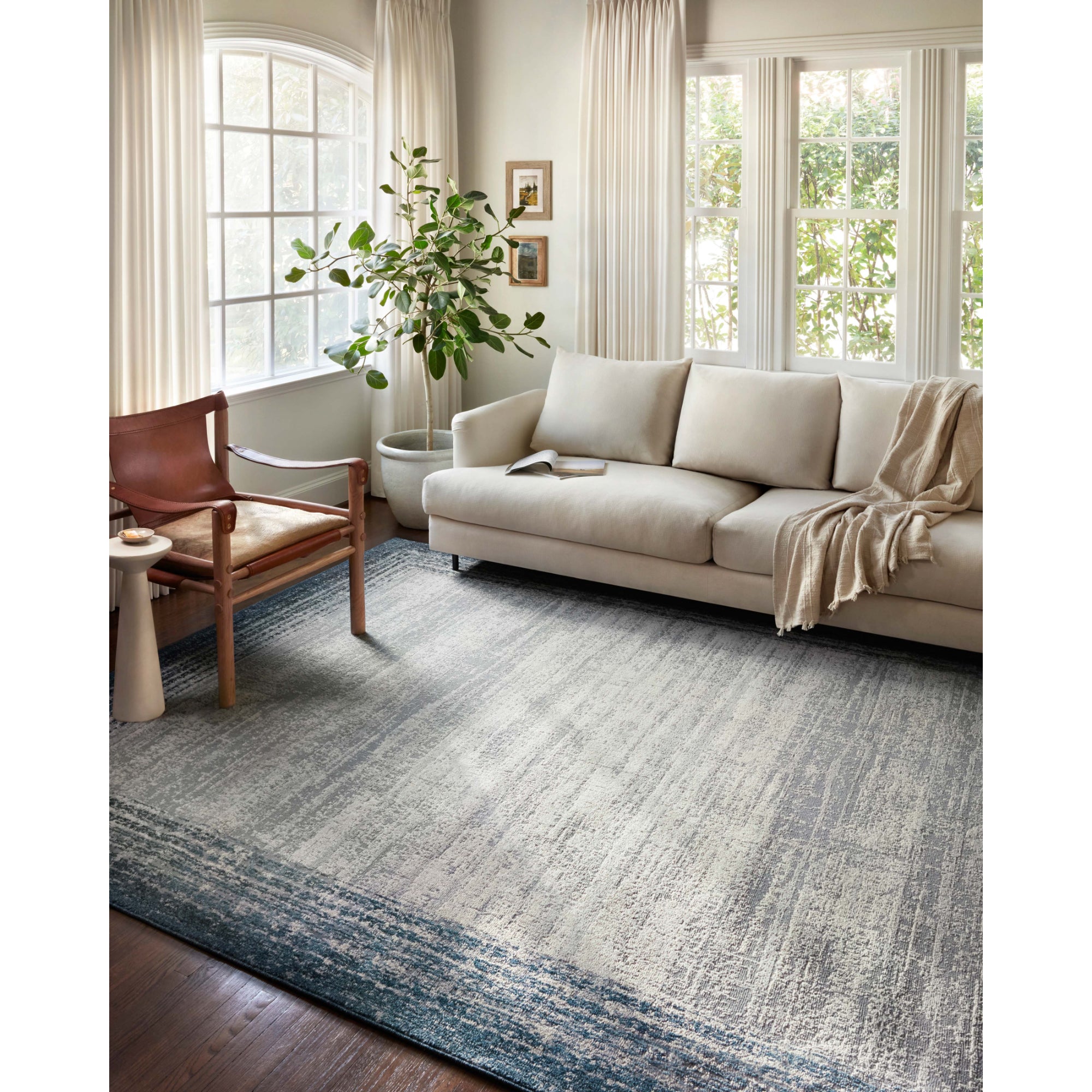 Loloi Austen Pebble/Blue Rug