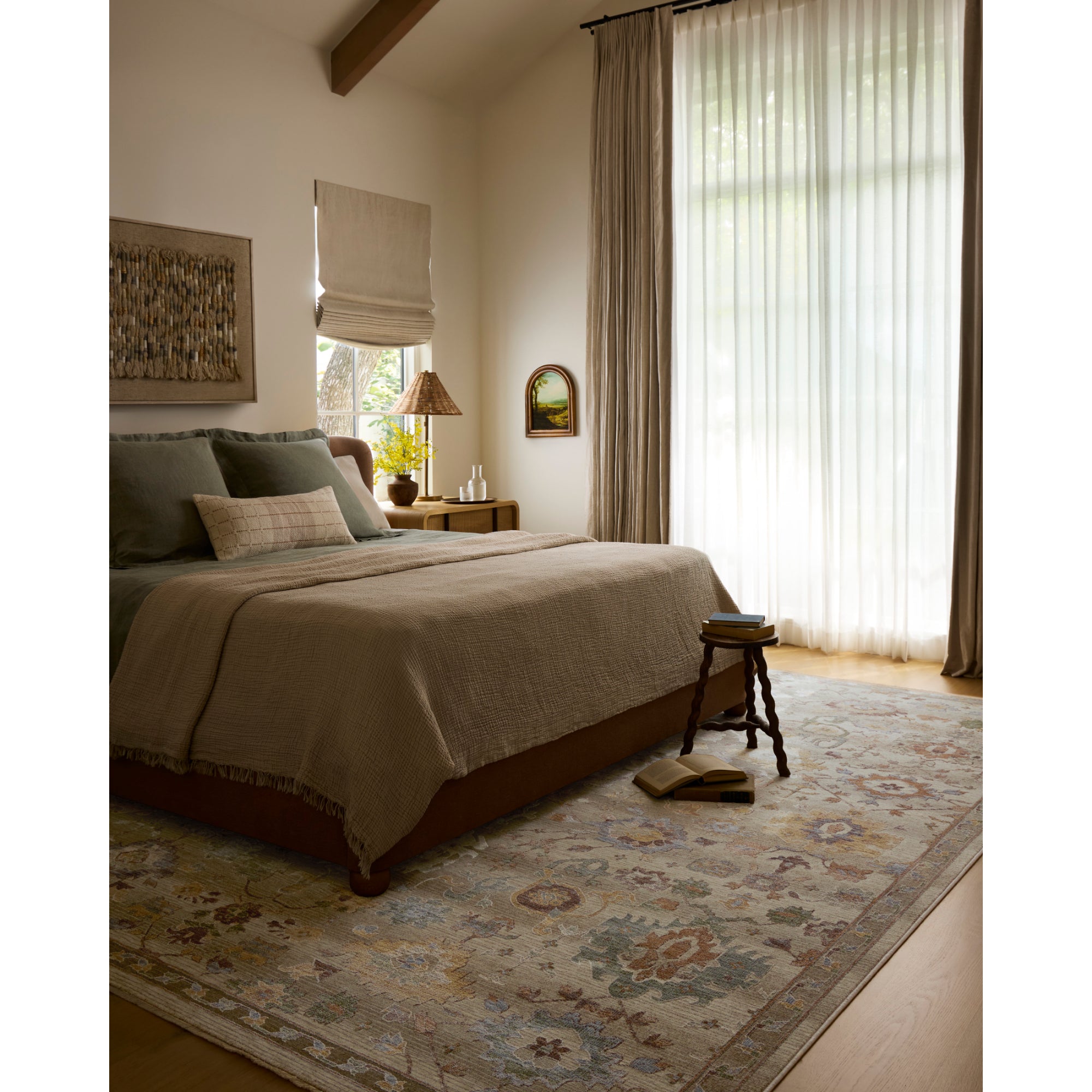 Loloi Aylin Fog/Plum Rug