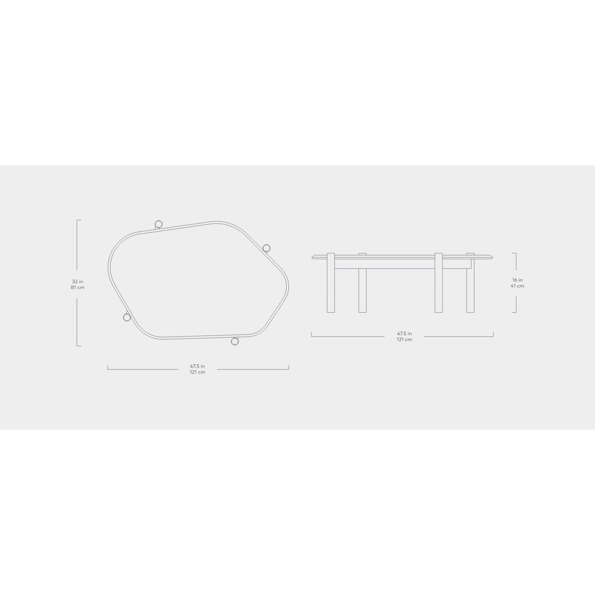 Monarch Coffee Table by Gus*