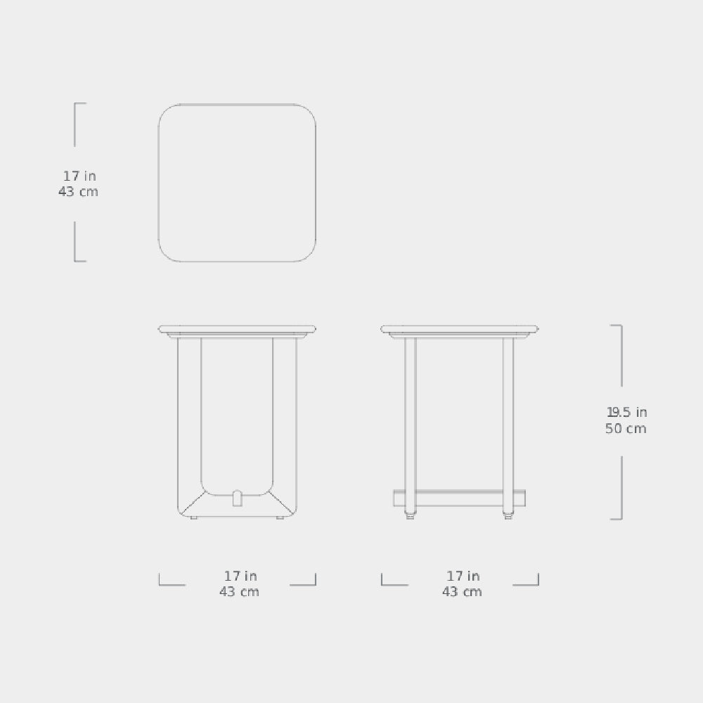 Portico End Table by Gus*