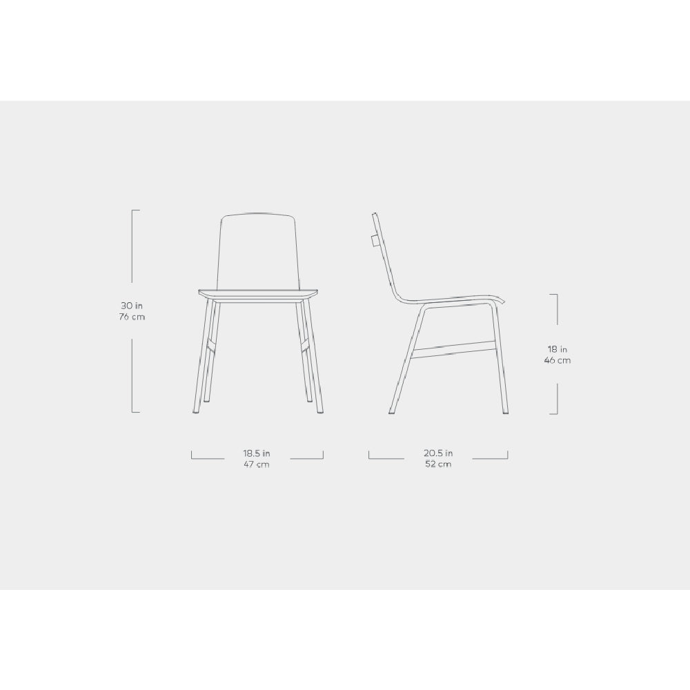 Lecture Dining Chair Upholstered