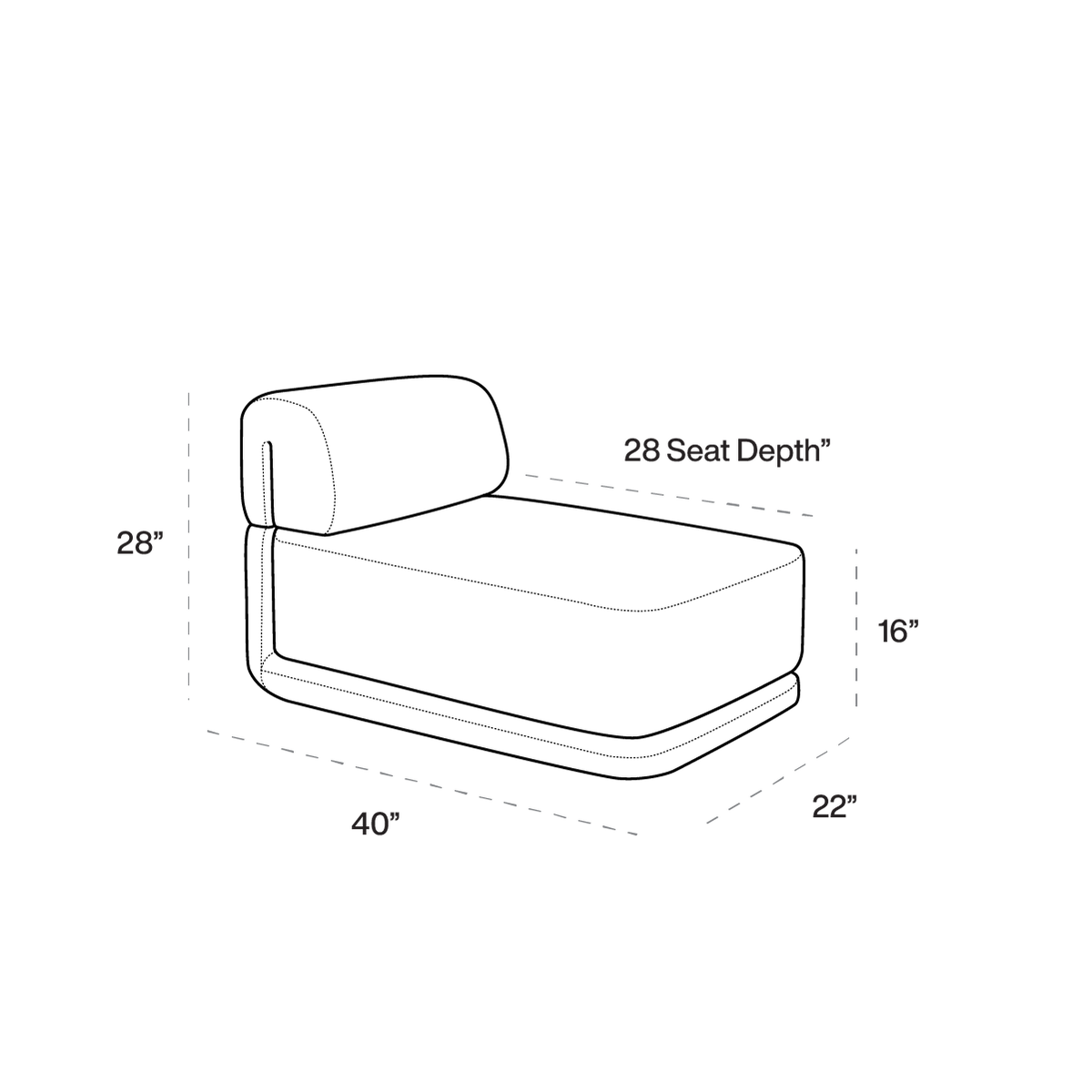 Slim Cube Lounge