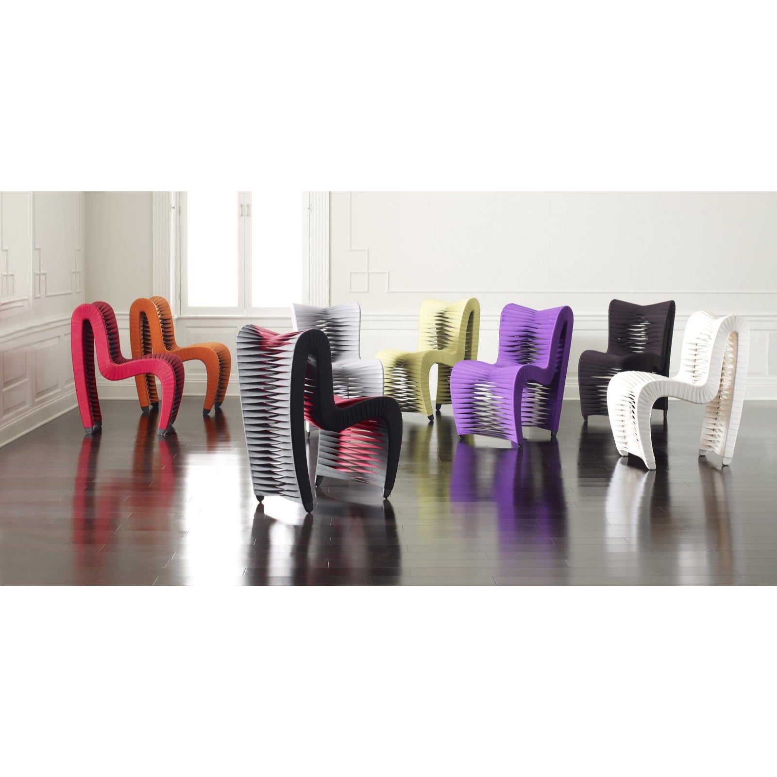 Seat Belt High Back Dining Chair