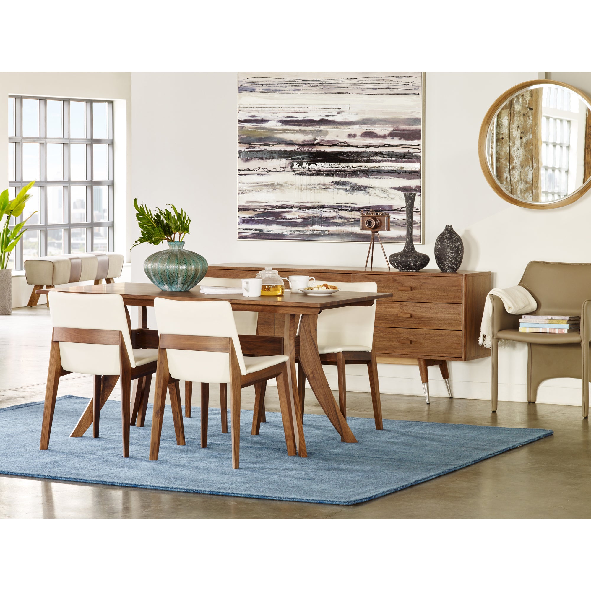 Florence Small Dining Table Dining Tables Moe's    Four Hands, Mid Century Modern Furniture, Old Bones Furniture Company, Old Bones Co, Modern Mid Century, Designer Furniture, Furniture Sale, Warehouse Furniture Sale, Florence Small Dining Table Sale, https://www.oldbonesco.com/