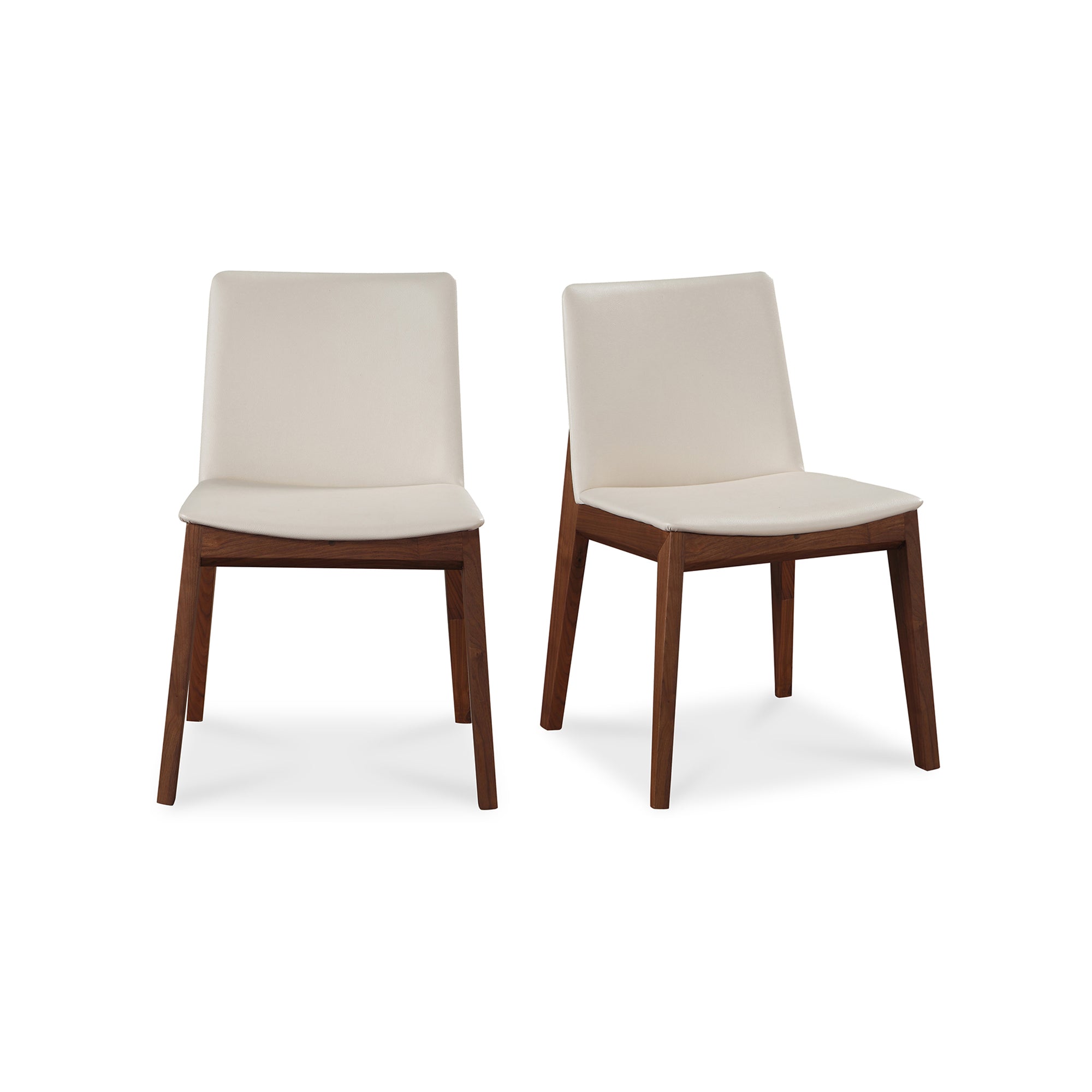 Deco Dining Chair- Set of Two Cream WhiteDining Chairs Moe's Cream White   Four Hands, Mid Century Modern Furniture, Old Bones Furniture Company, Old Bones Co, Modern Mid Century, Designer Furniture, Furniture Sale, Warehouse Furniture Sale, Deco Dining Chair- Set of Two Sale, https://www.oldbonesco.com/