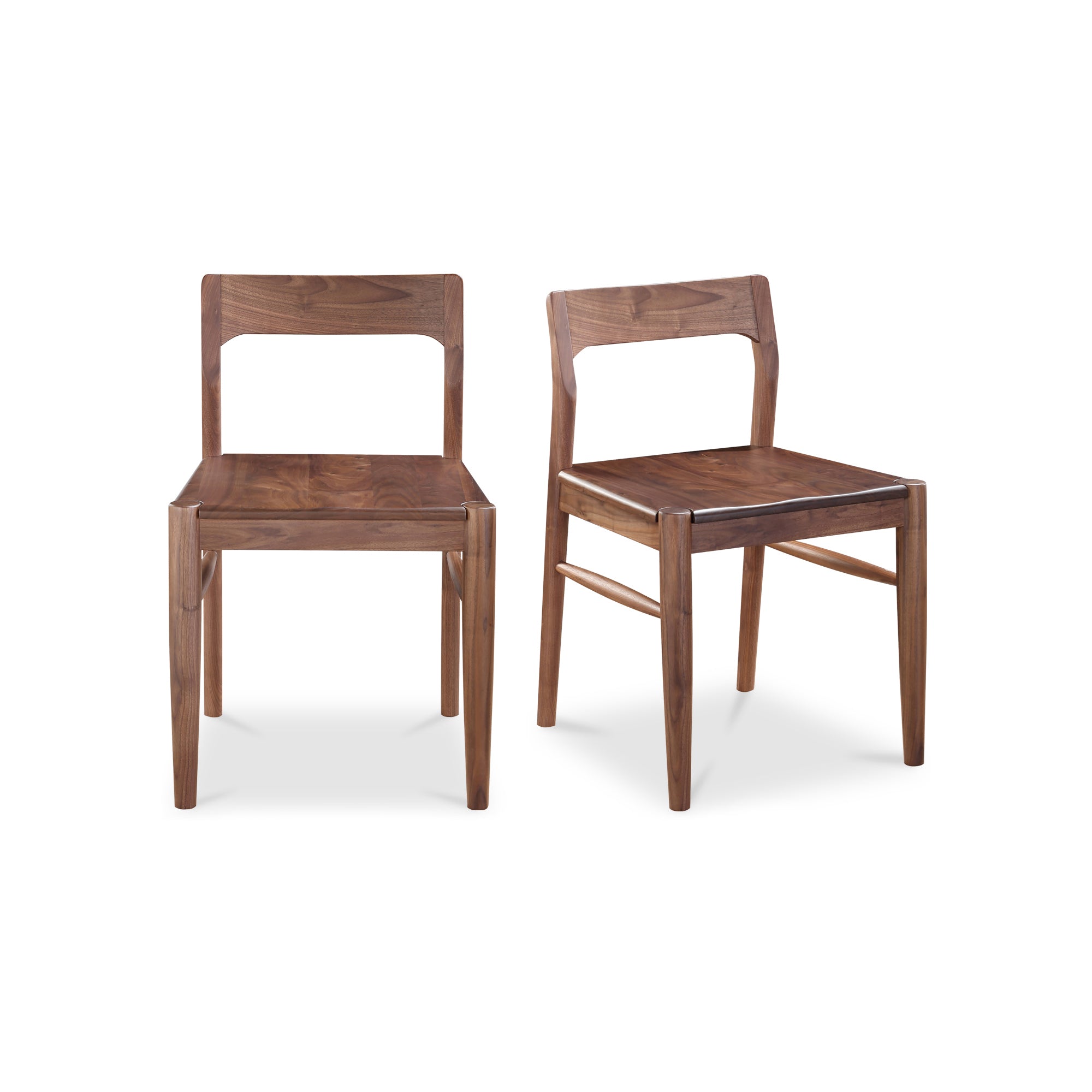 Owing Dining Chair - Set of Two WalnutChair Moe's Walnut   Four Hands, Mid Century Modern Furniture, Old Bones Furniture Company, Old Bones Co, Modern Mid Century, Designer Furniture, Furniture Sale, Warehouse Furniture Sale, Owing Dining Chair - Set of Two Sale, https://www.oldbonesco.com/