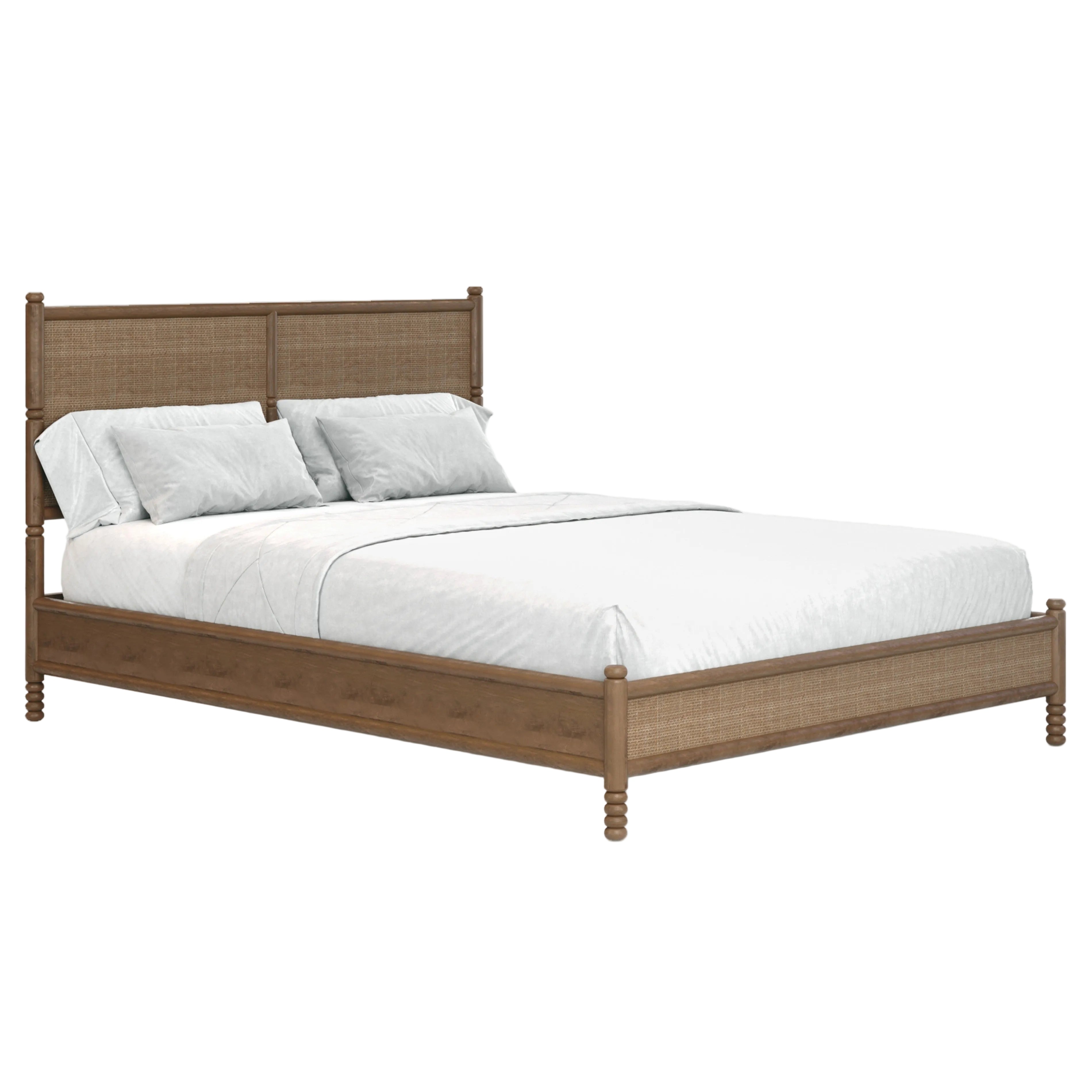 Molly Cane Queen Bed