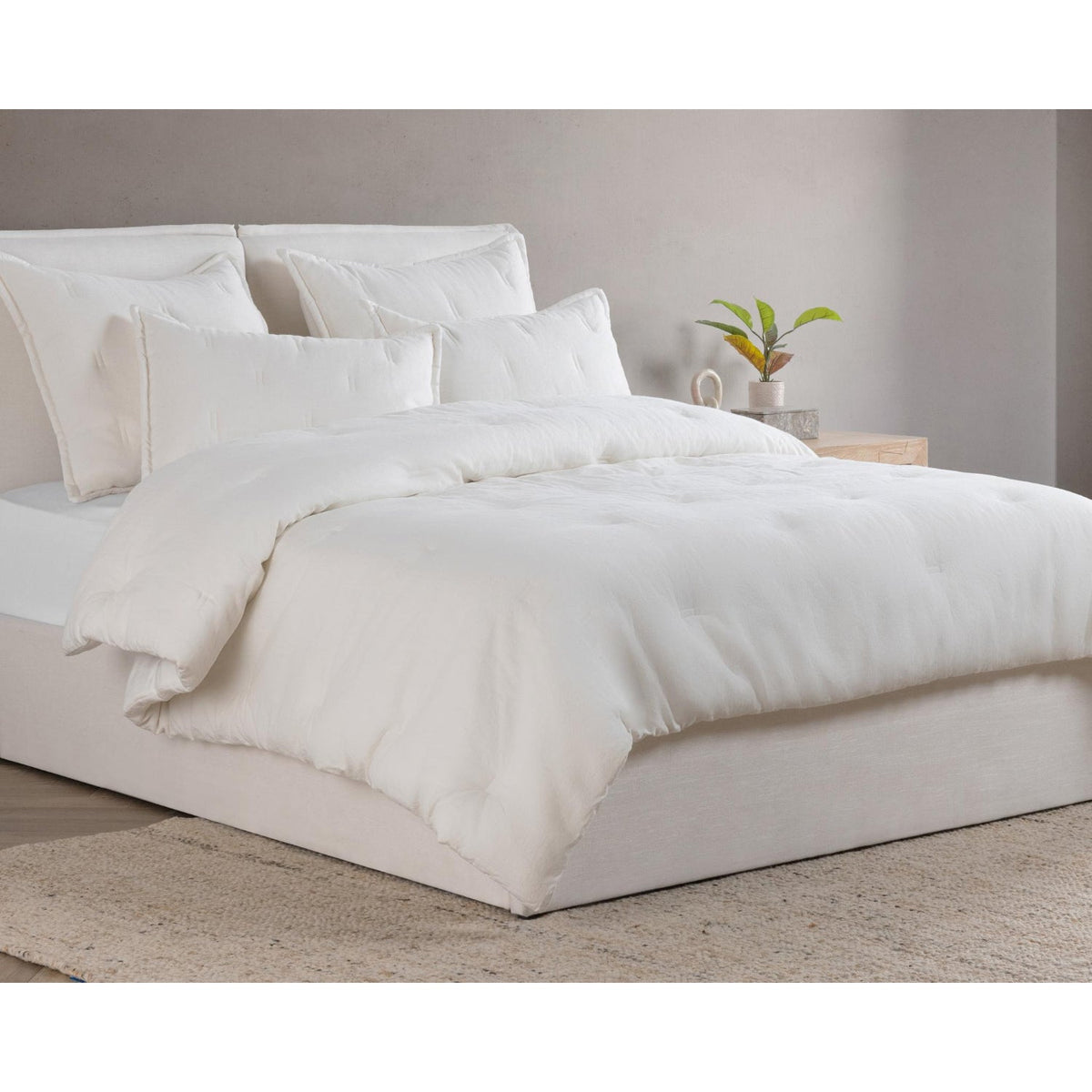 Talia Cloud 3pc Comforter Set by Classic Home