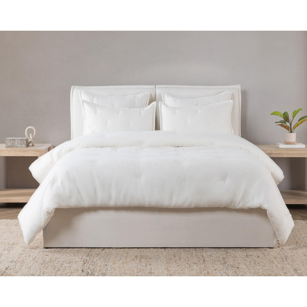 Talia Cloud 3pc Comforter Set by Classic Home
