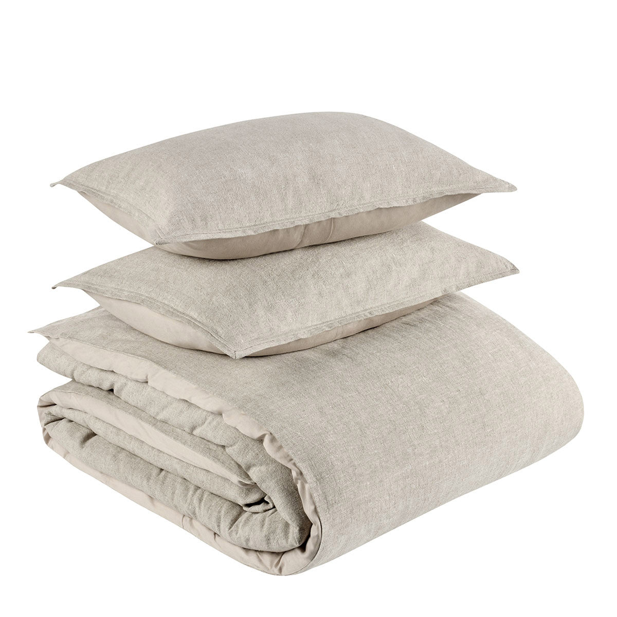 Talia Natural 3pc Duvet Set by Classic Home