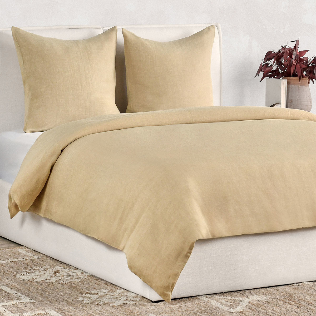 Paloma Hemp 3pc Duvet Set