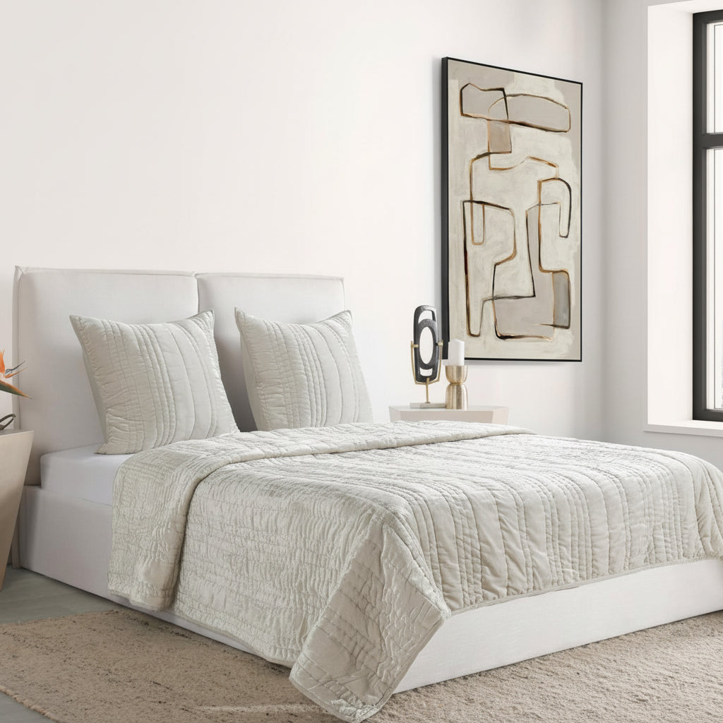 Seville 4pc King Quilt Set