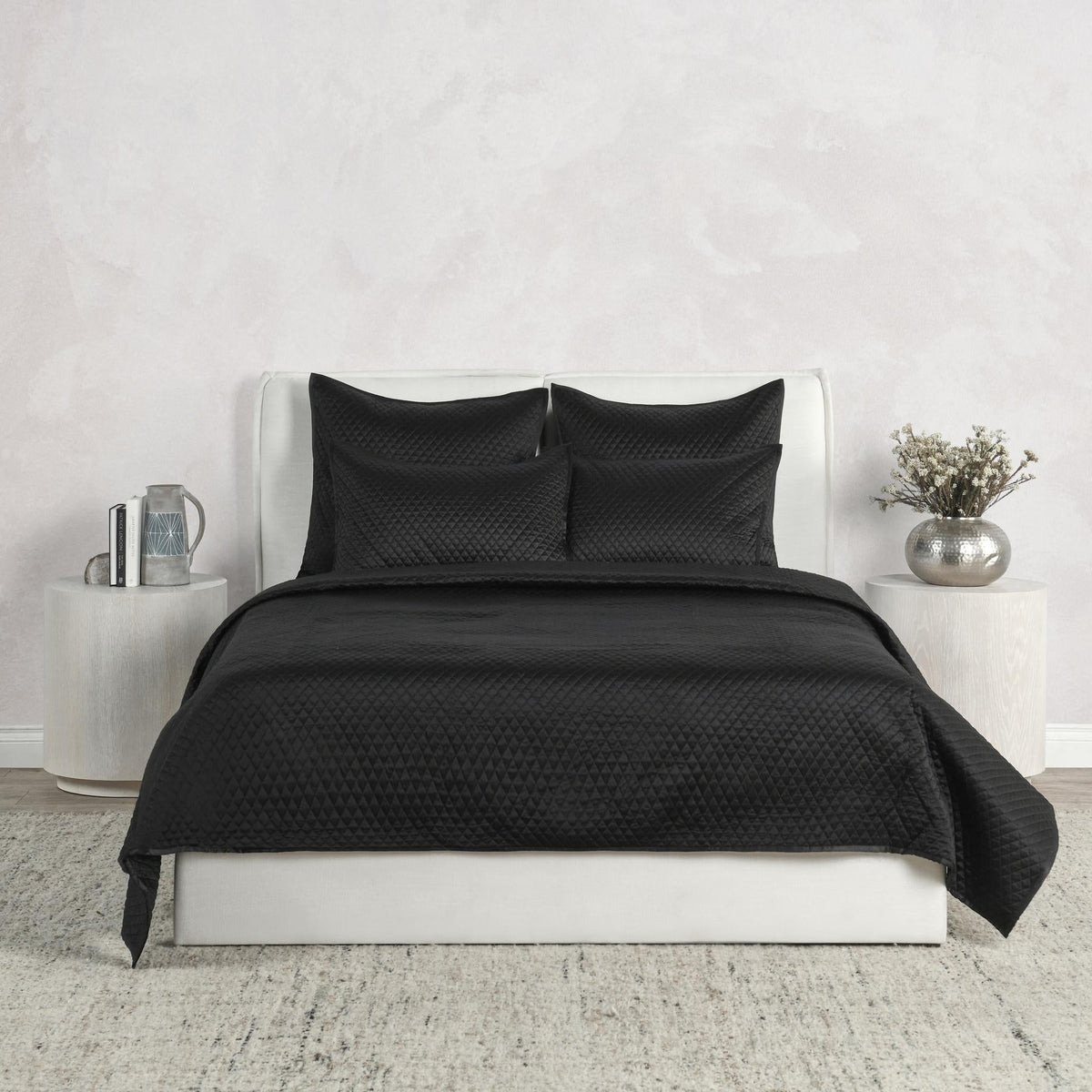 Diamond 3pc Queen Quilt Set