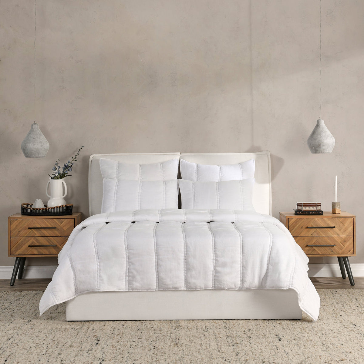 Rowen 4pc King Quilt Set