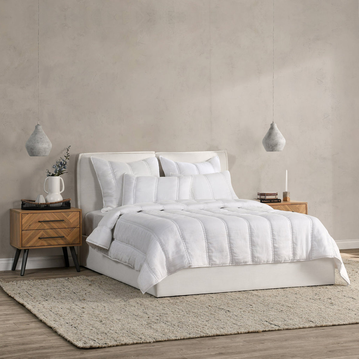 Rowen 4pc King Quilt Set