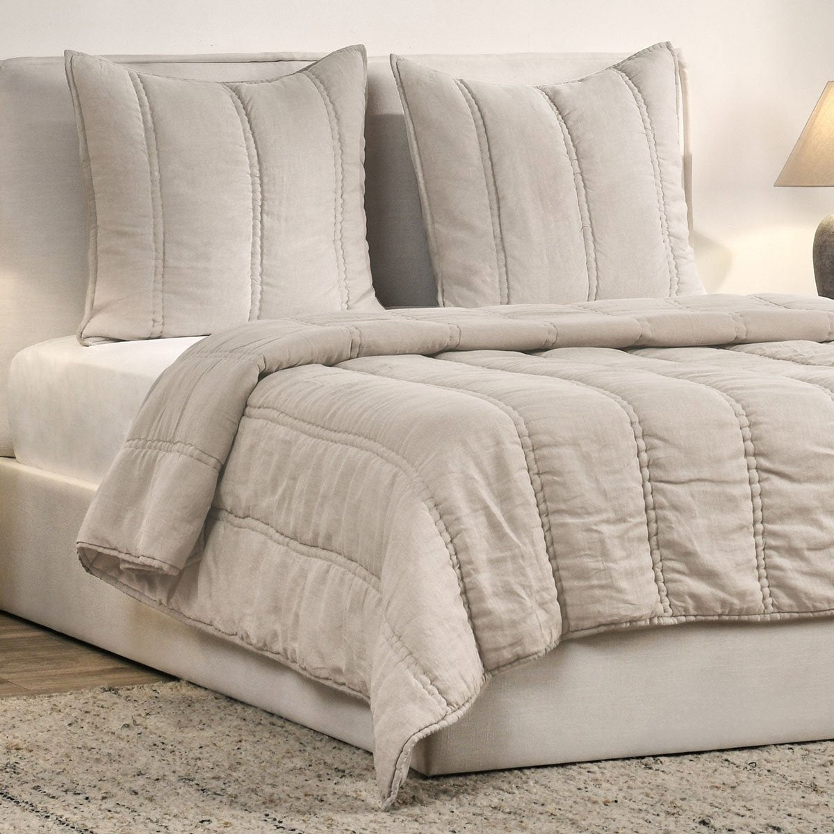 Rowen 4pc King Quilt Set