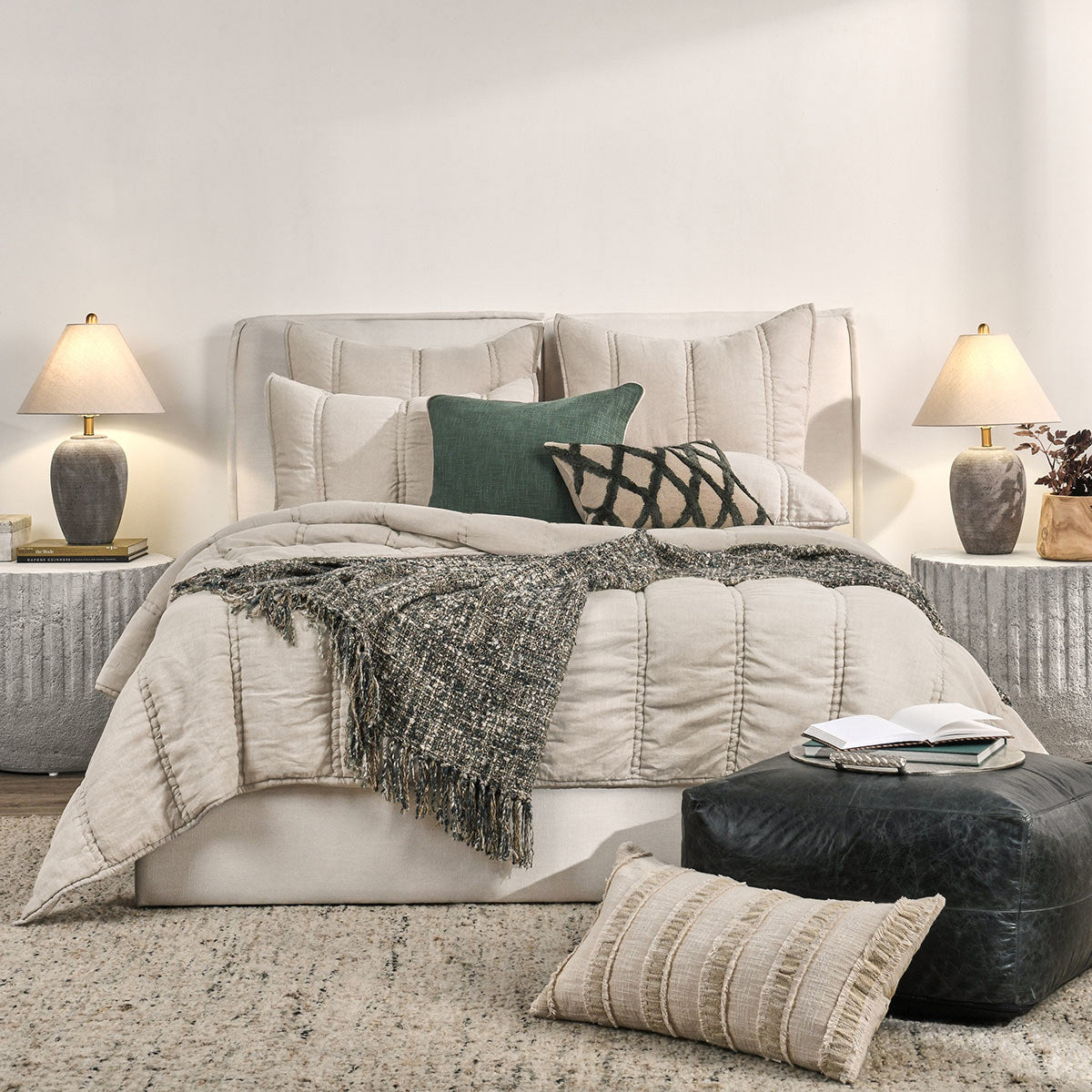 Rowen 3pc Queen Quilt Set
