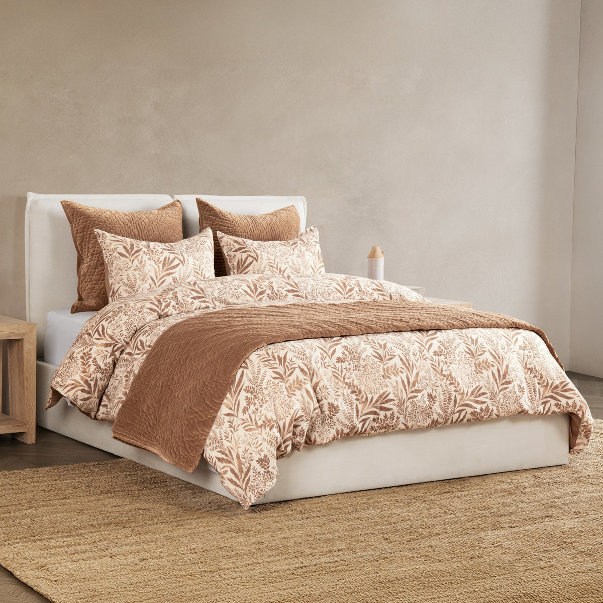 Elms Velvet 4pc King Quilt Set