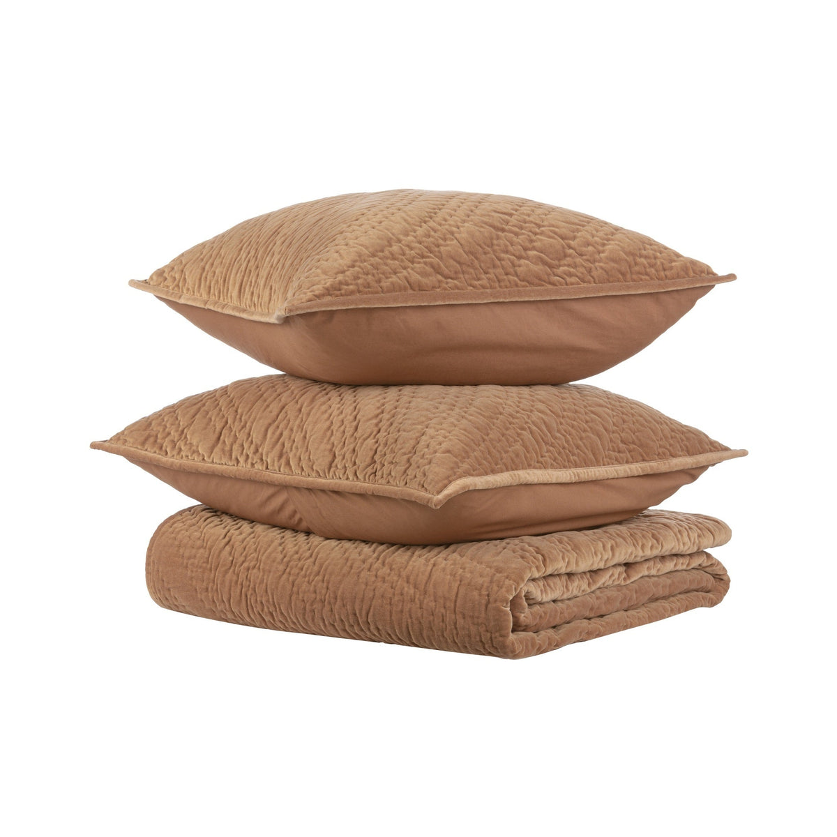 Elms Velvet 3pc Queen Quilt Set