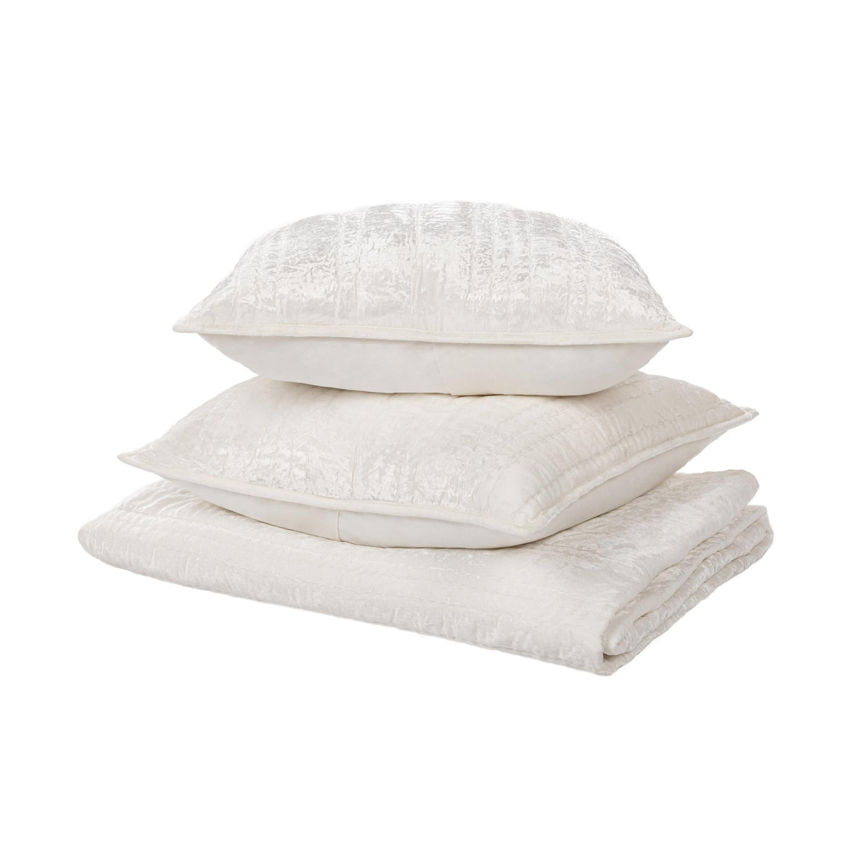 Seville Ivory 3pc Queen Quilt Set
