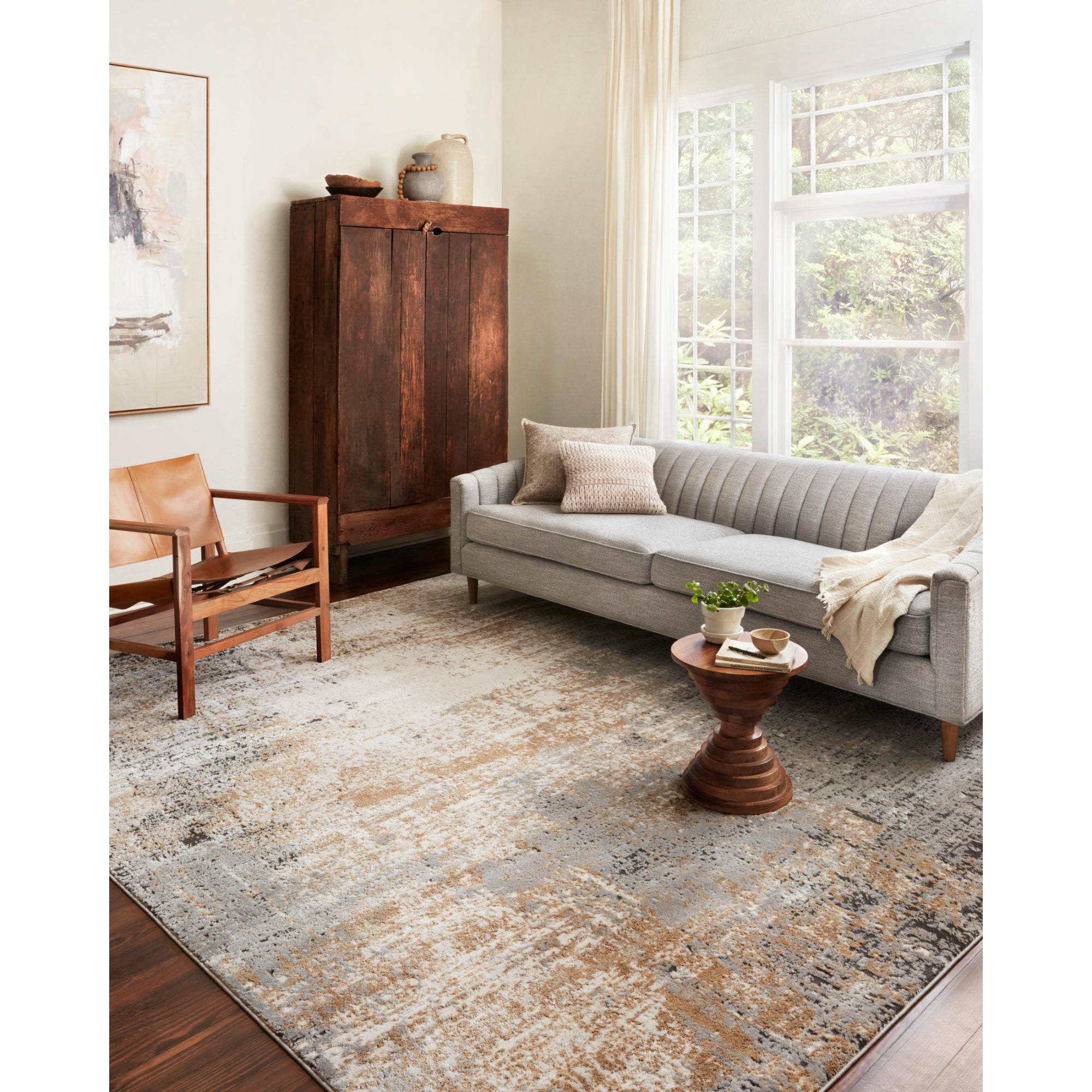 Loloi Bianca Stone/Gold Rug