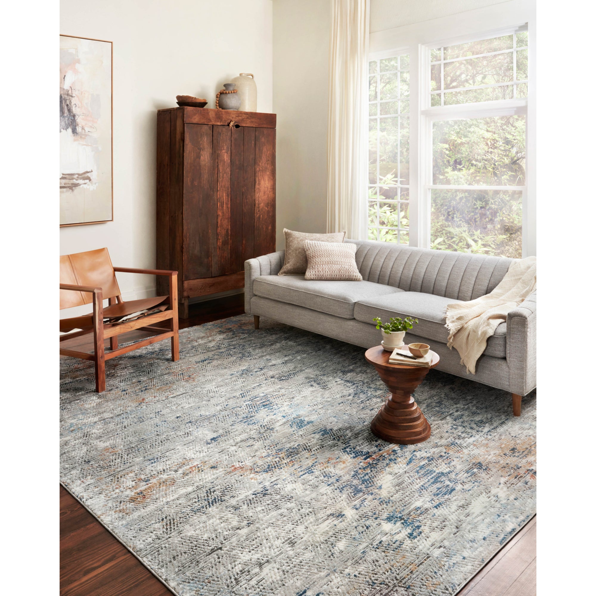 Loloi Bianca Grey/Multi Rug