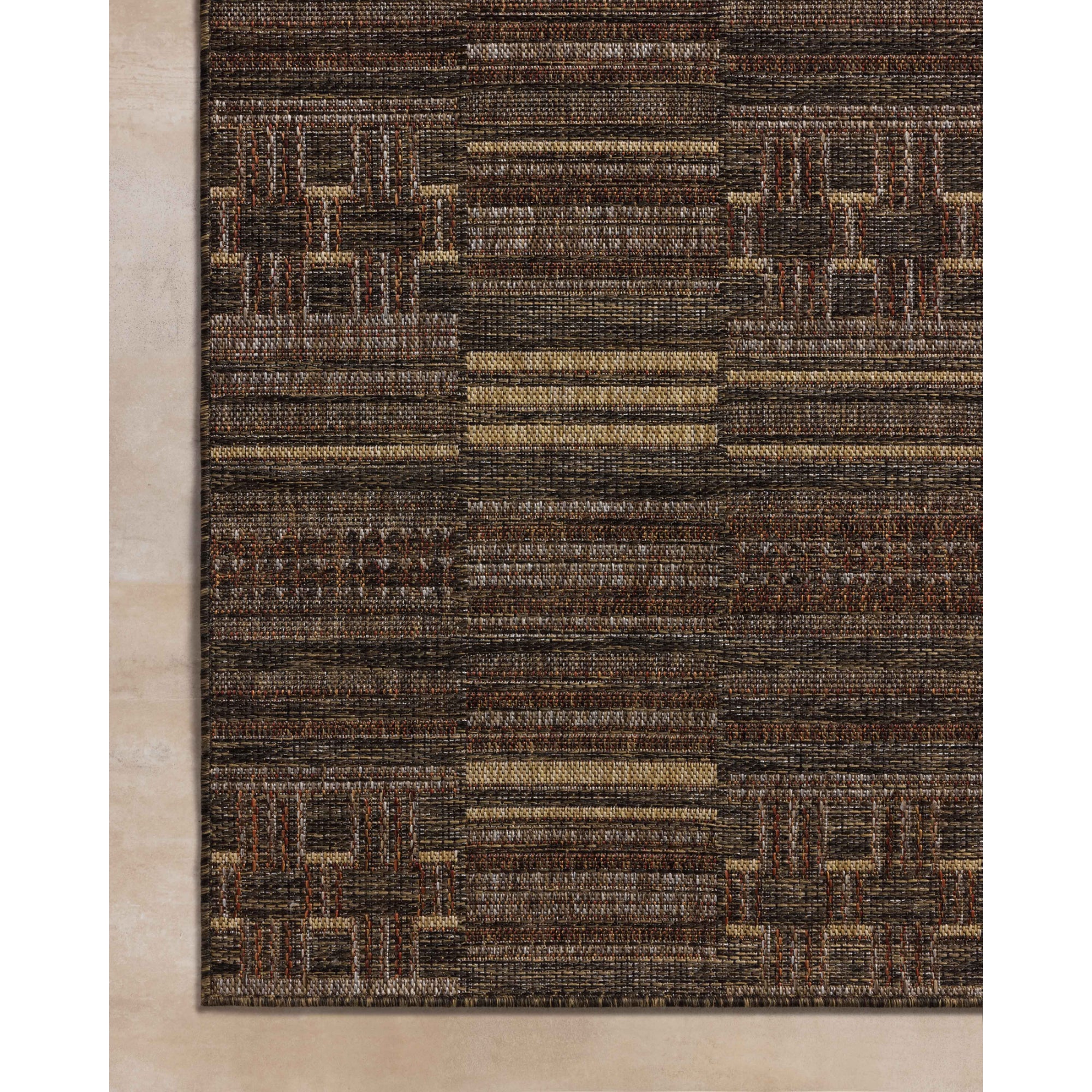 Loloi Birch Spice/Tobacco Indoor/Outdoor Rug