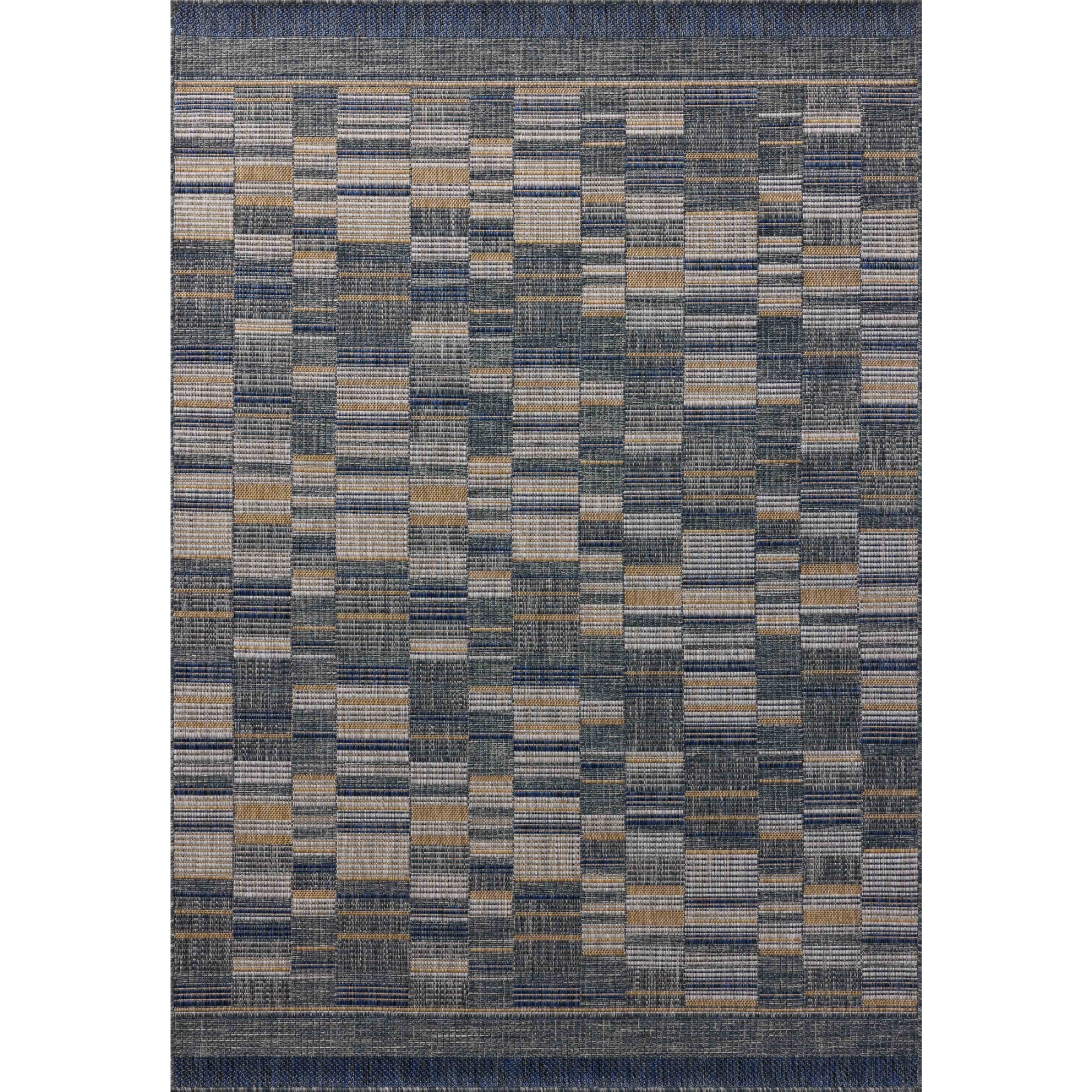 Loloi Birch Denim/Gold Indoor/Outdoor Rug