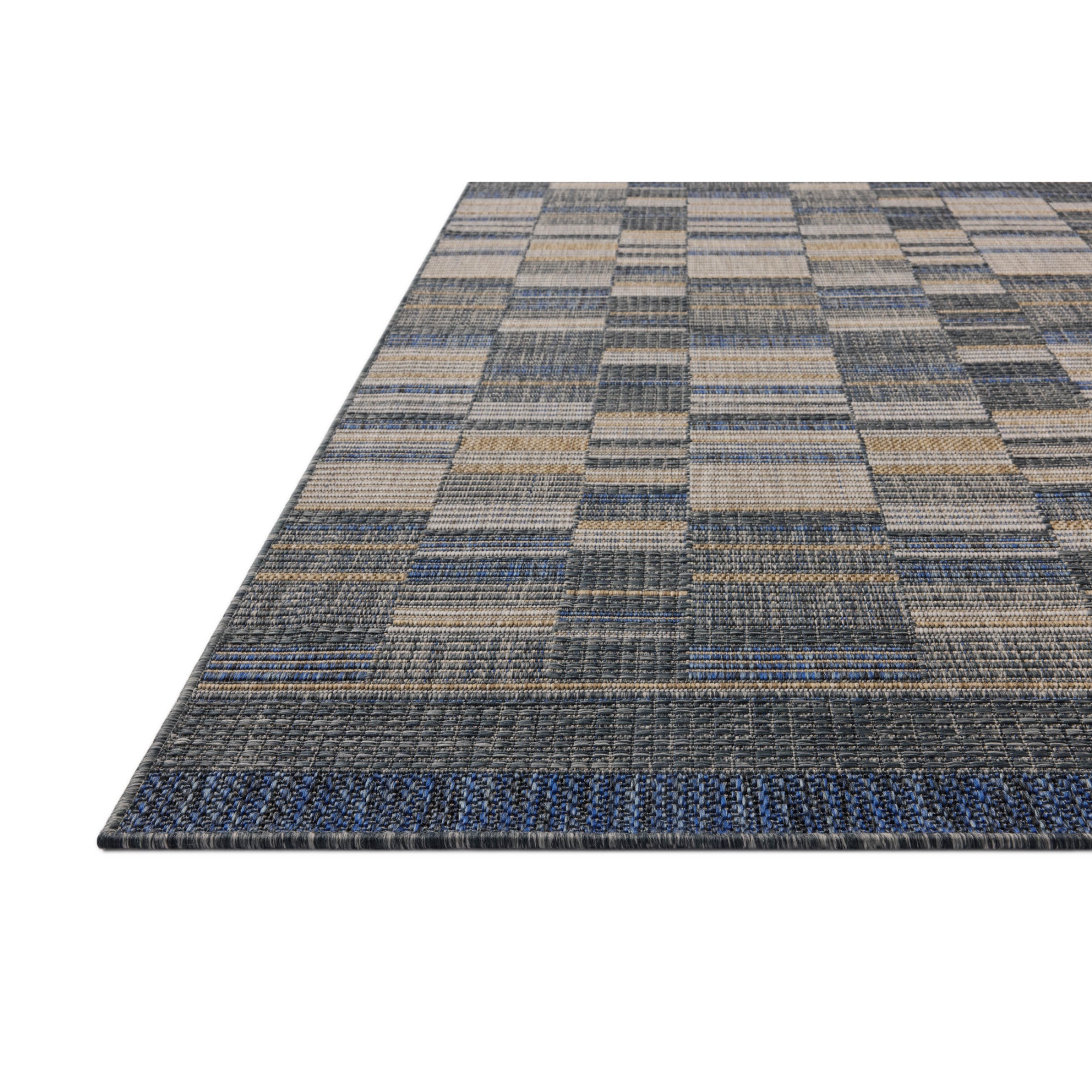Loloi Birch Denim/Gold Indoor/Outdoor Rug