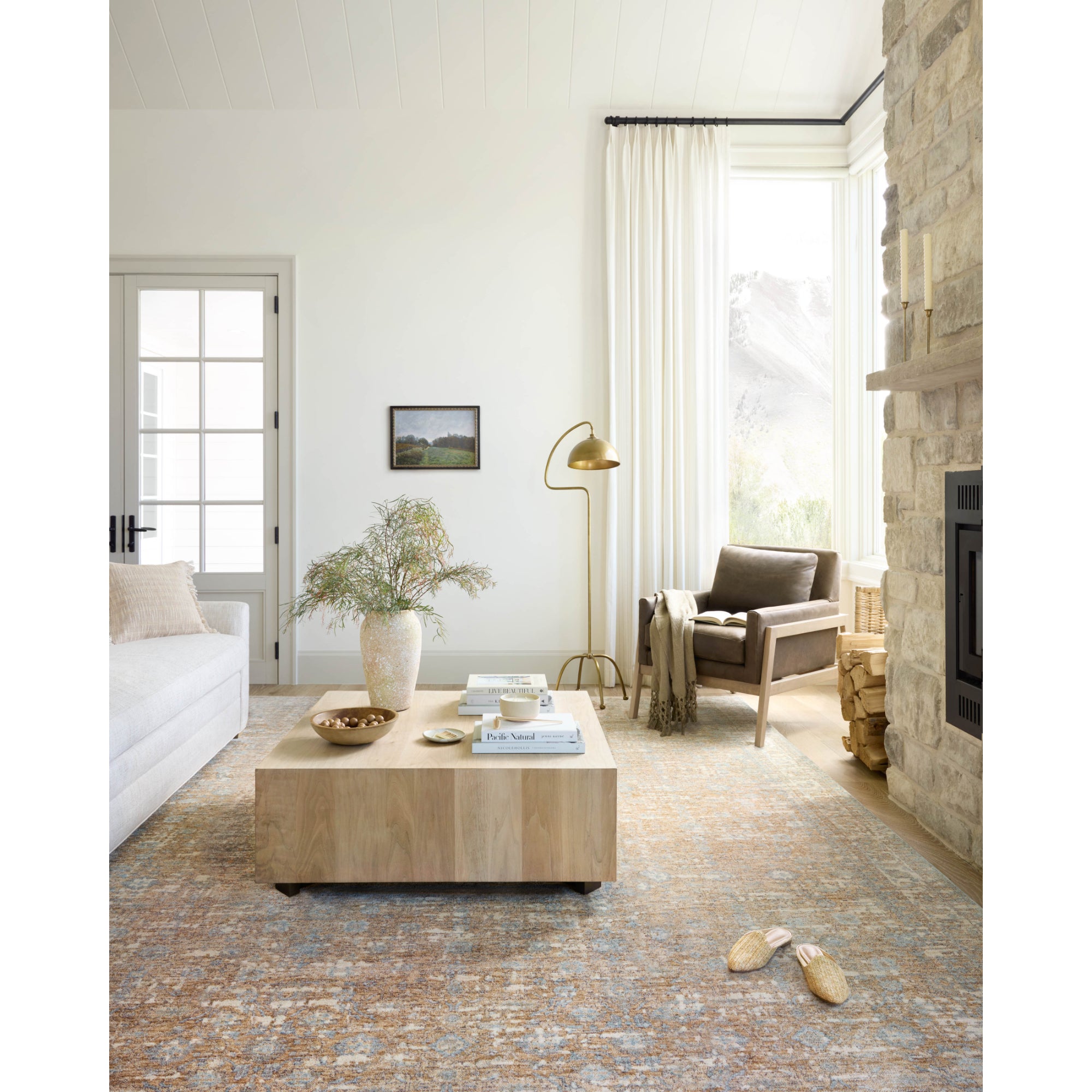 Angela Rose x Loloi Blake Sand/Sky Rug