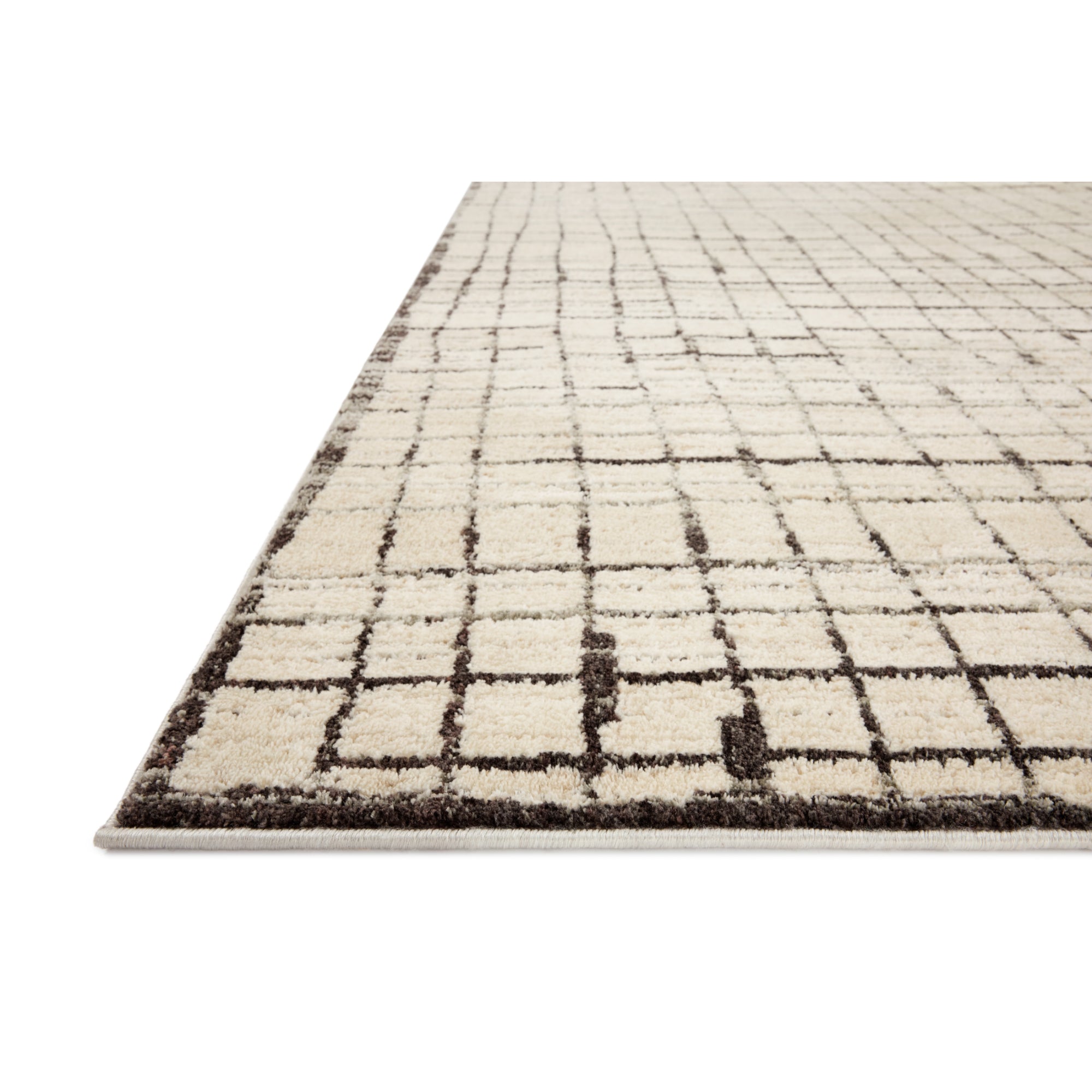 Jeremiah Brent x Loloi Bleecker Ivory/Charcoal Rug