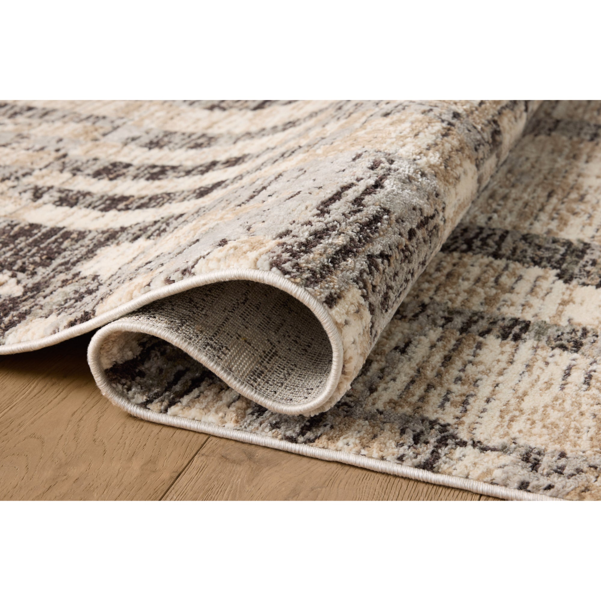 Jeremiah Brent x Loloi Bleecker Beige/Stone Rug